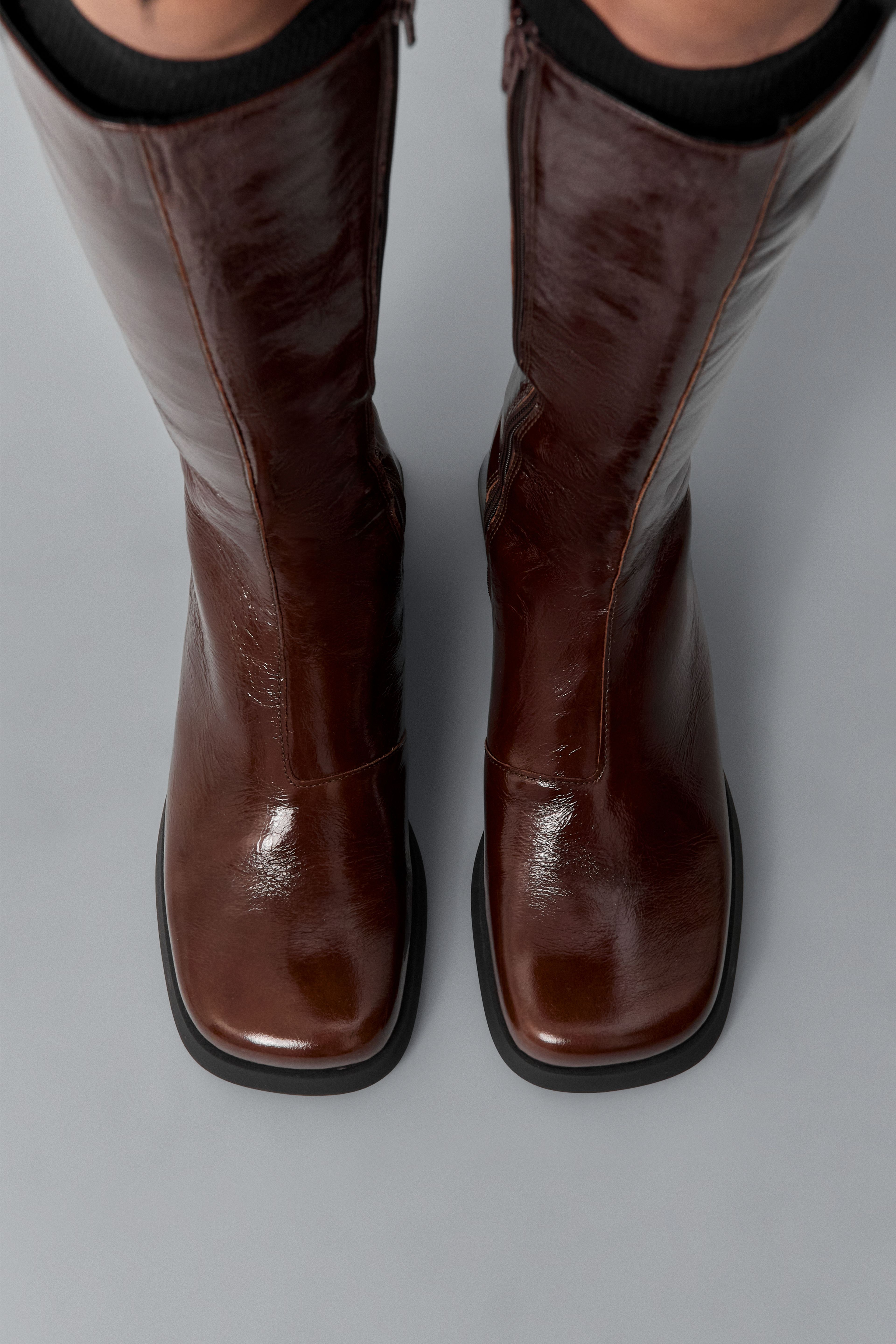 Brunildha Brown Tall Boots | Miista | Designed & Handmade in Europe