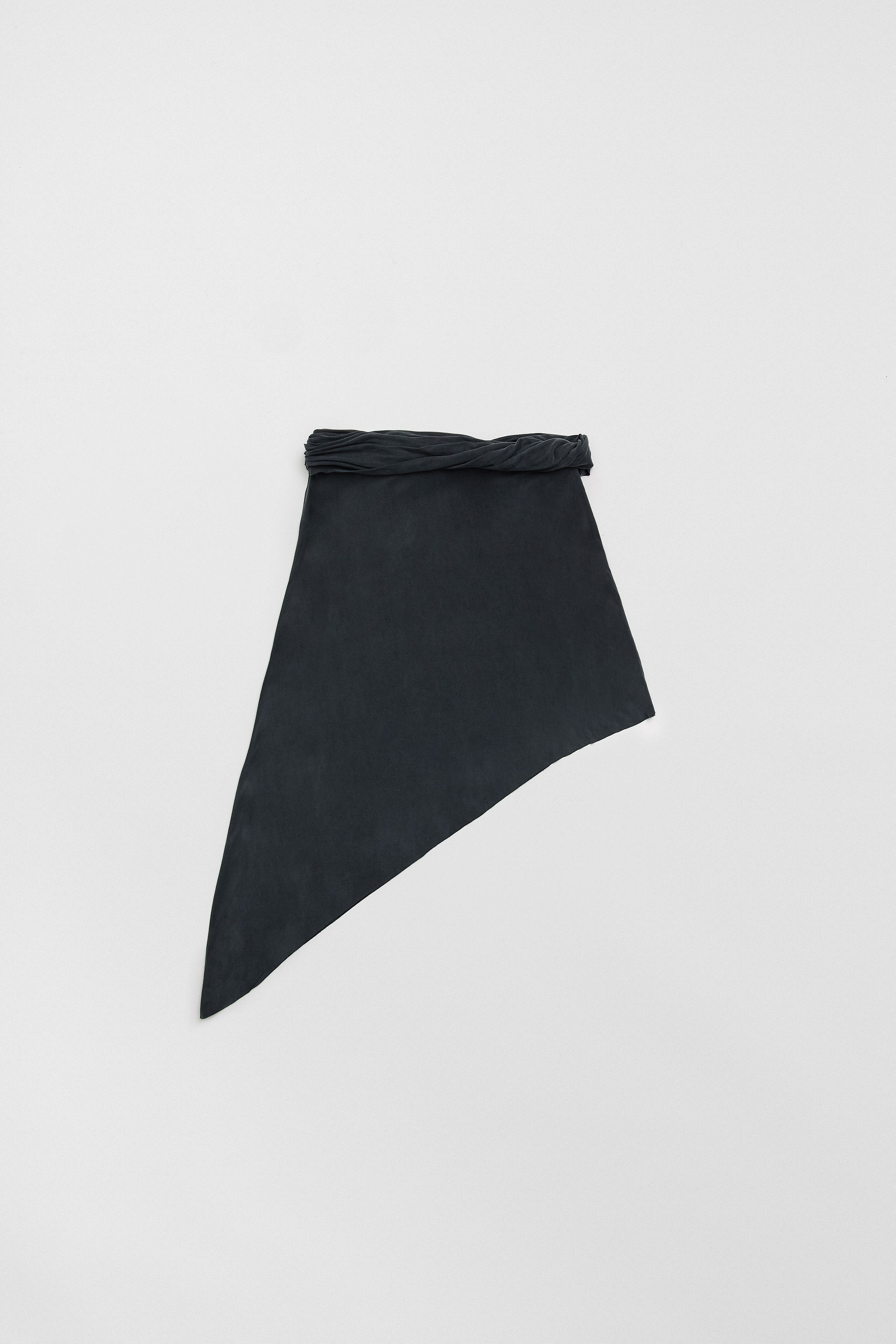 Luma Skirt - Washed Black Cupro | Miista