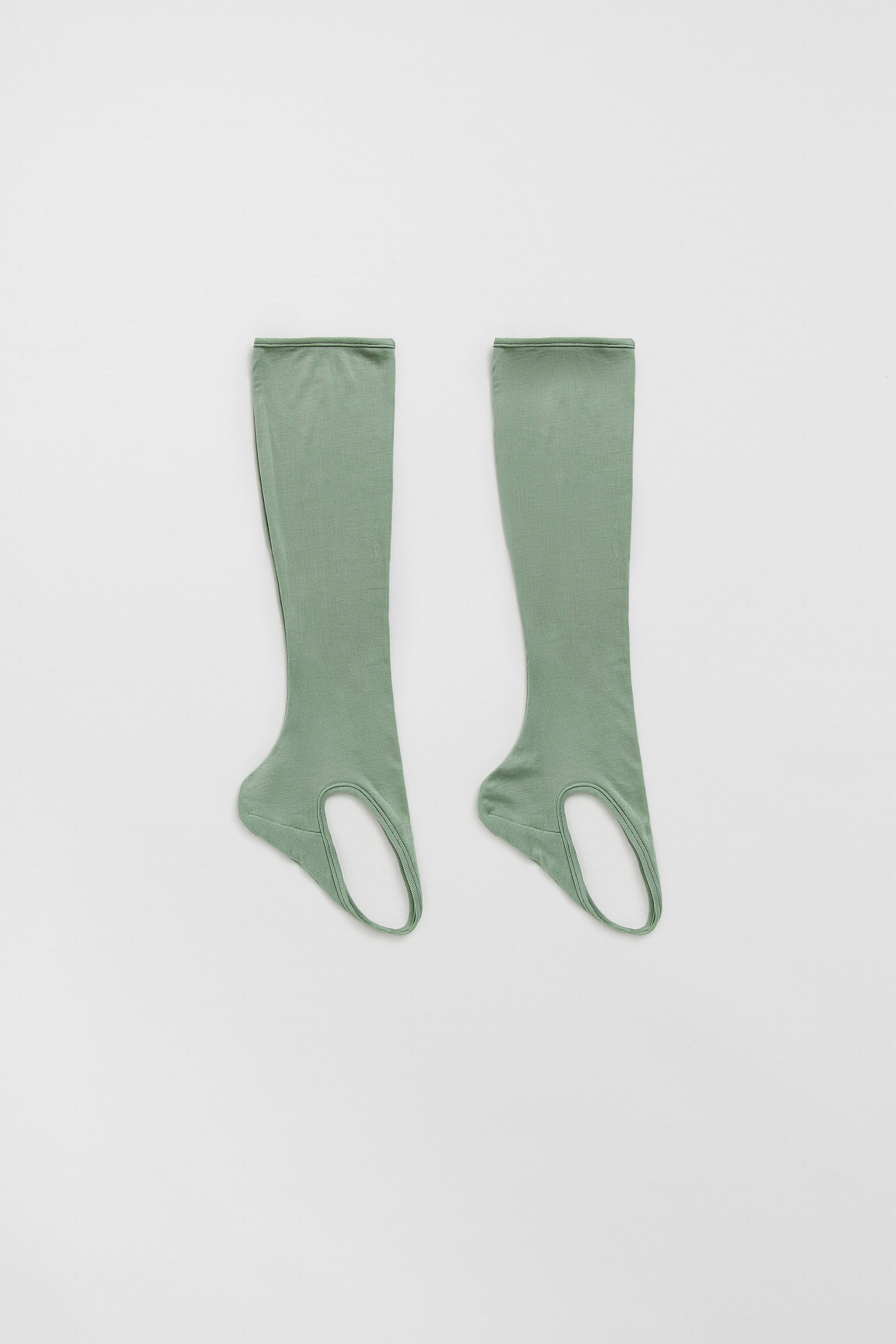 Andie Green Rib Socks | Miista | Designed & Handmade in Europe