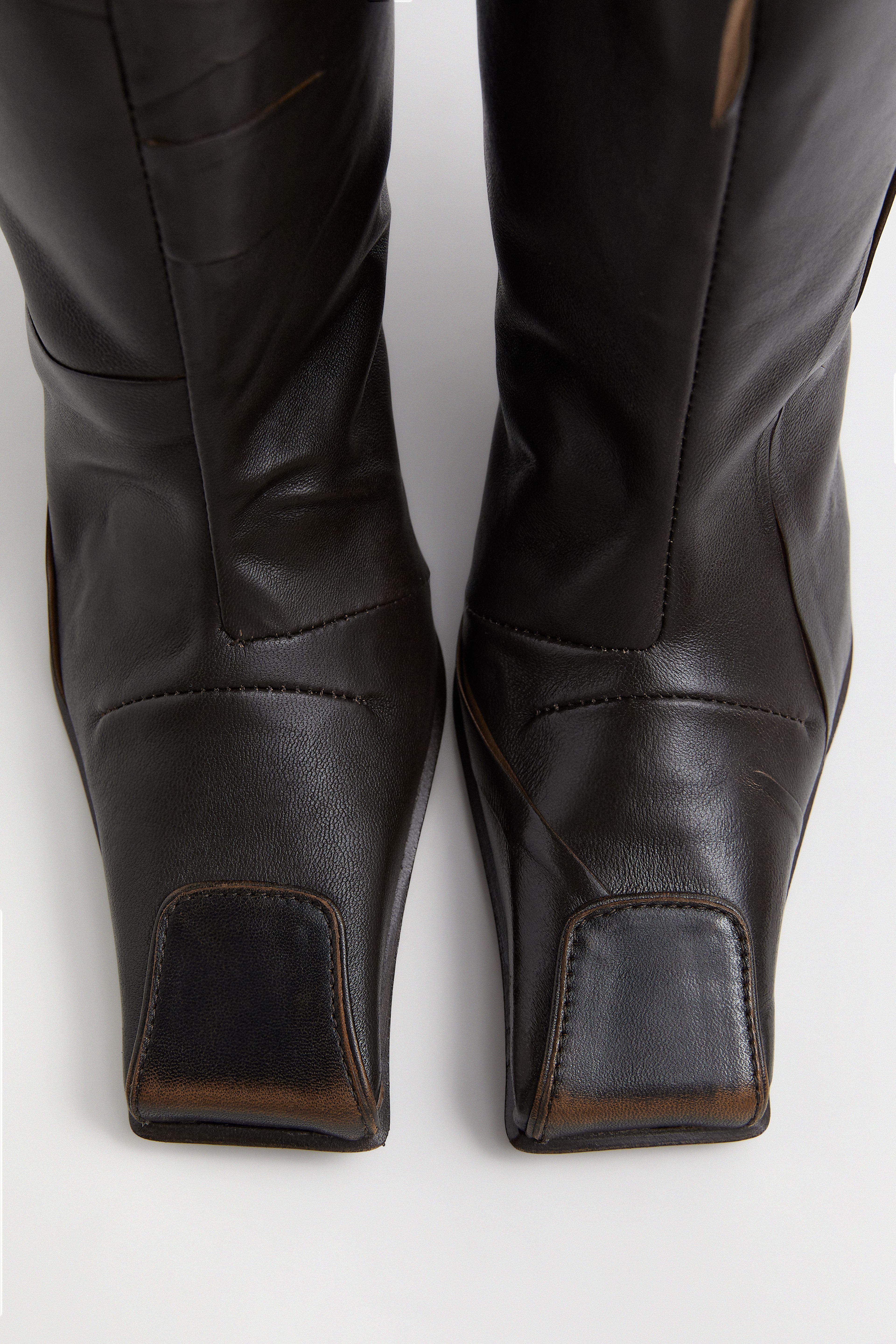 Ayleen Brown Tall Boots | Miista | Designed & Handmade in Europe