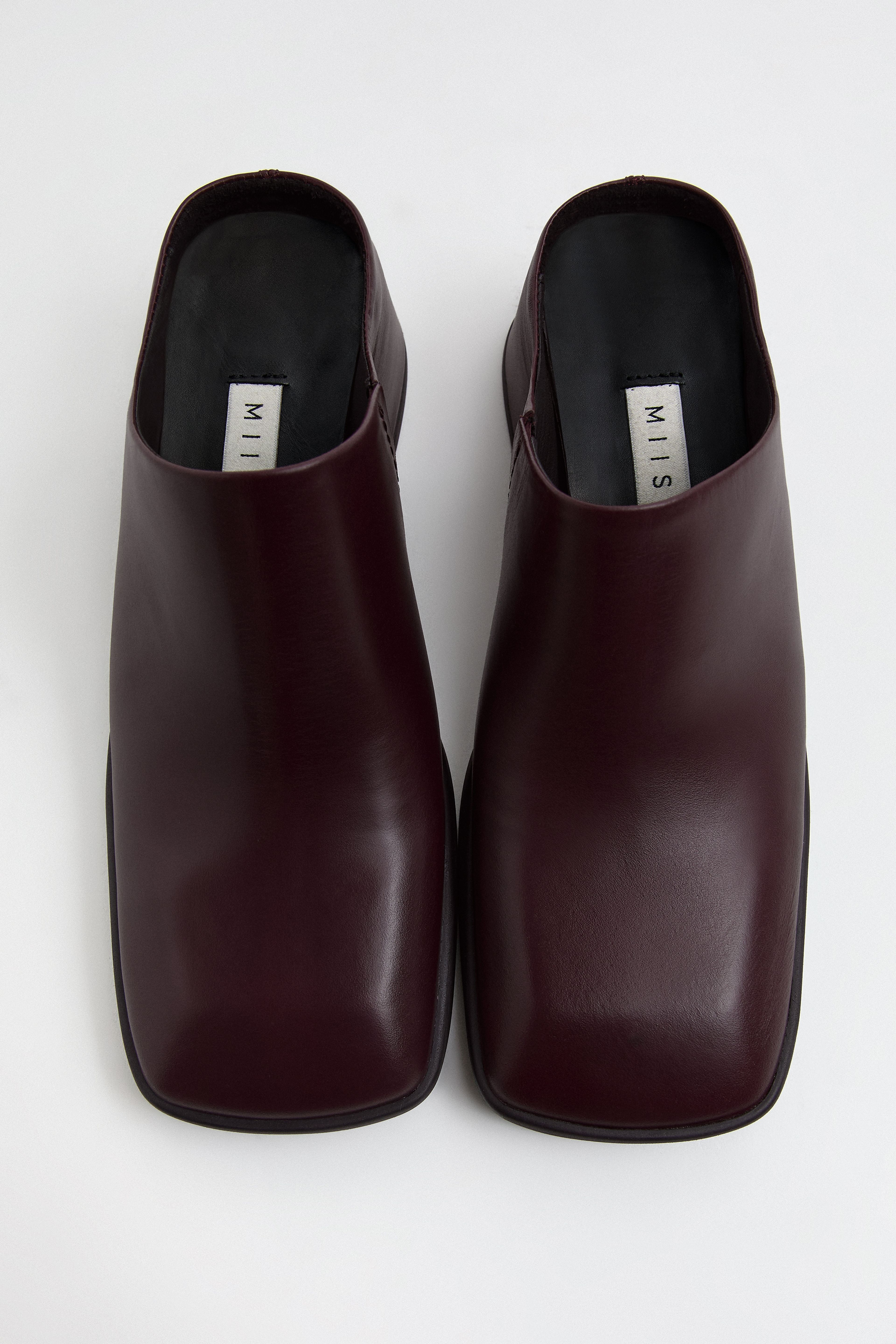Amoy Burgundy Mules | Miista | Designed & Handmade in Europe