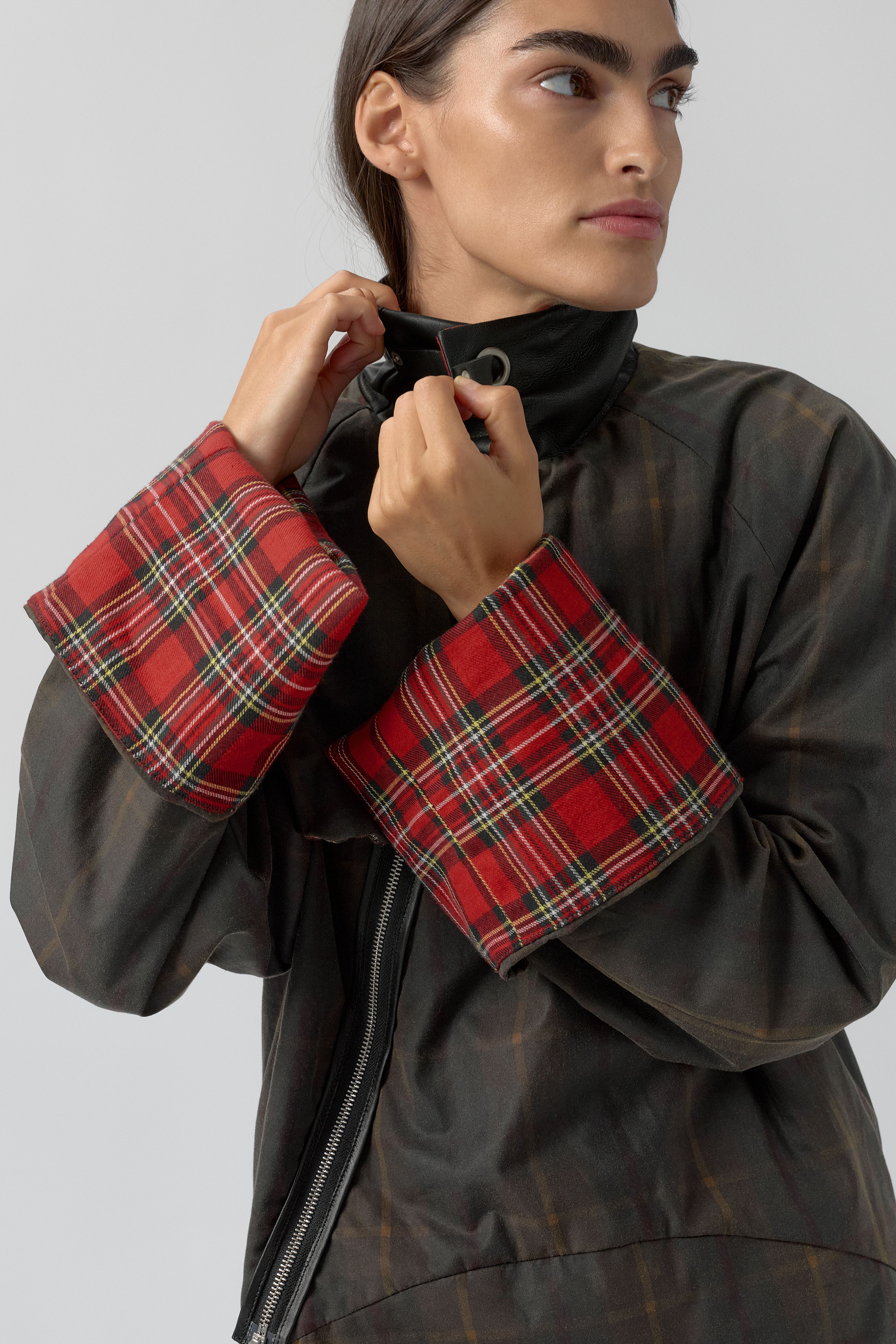 Ofelia Jacket - Brown Cotton | Miista | Designed & Handmade in Europe