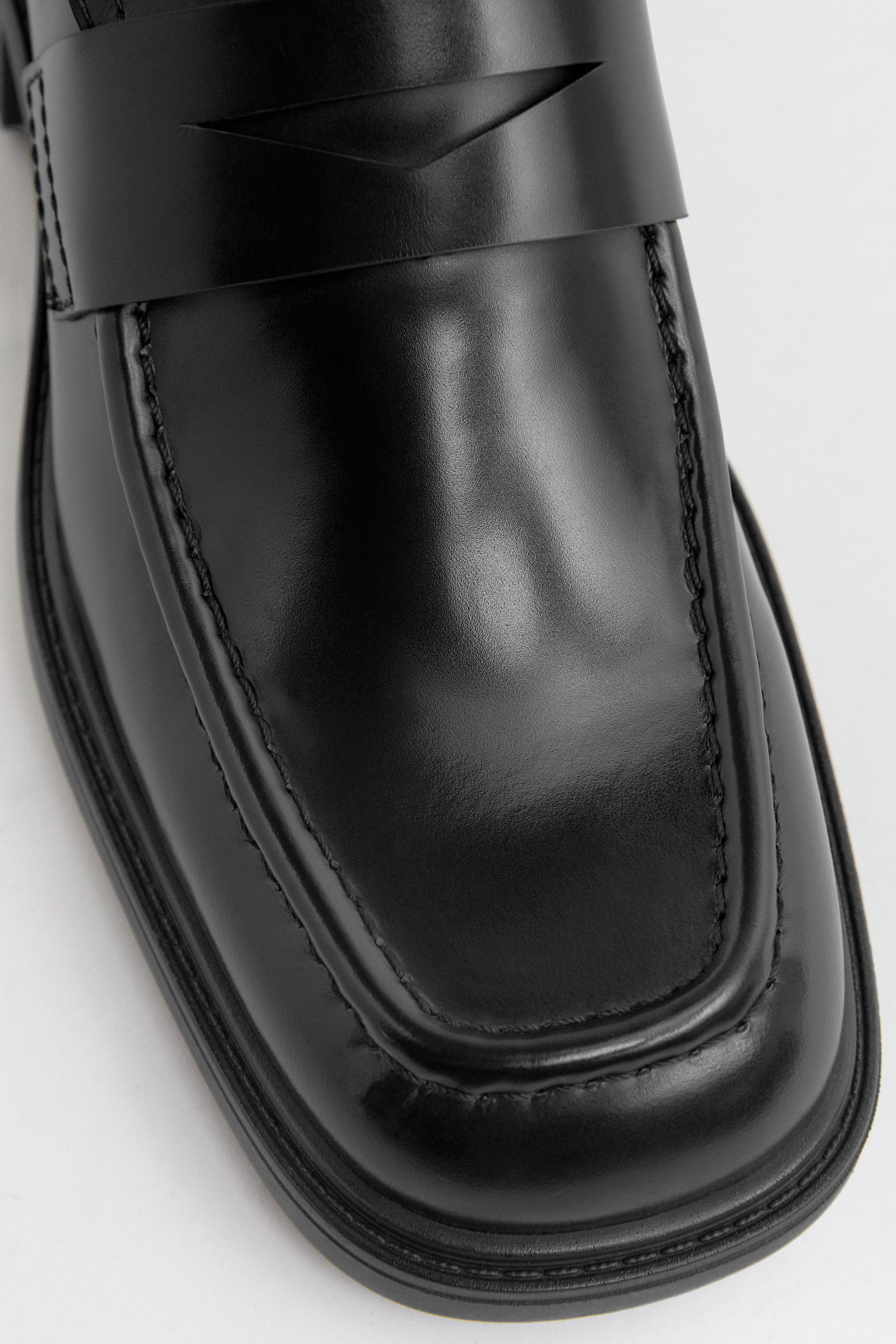 Amelia Loafers - Black Leather | Miista | Designed & Handmade in Europe