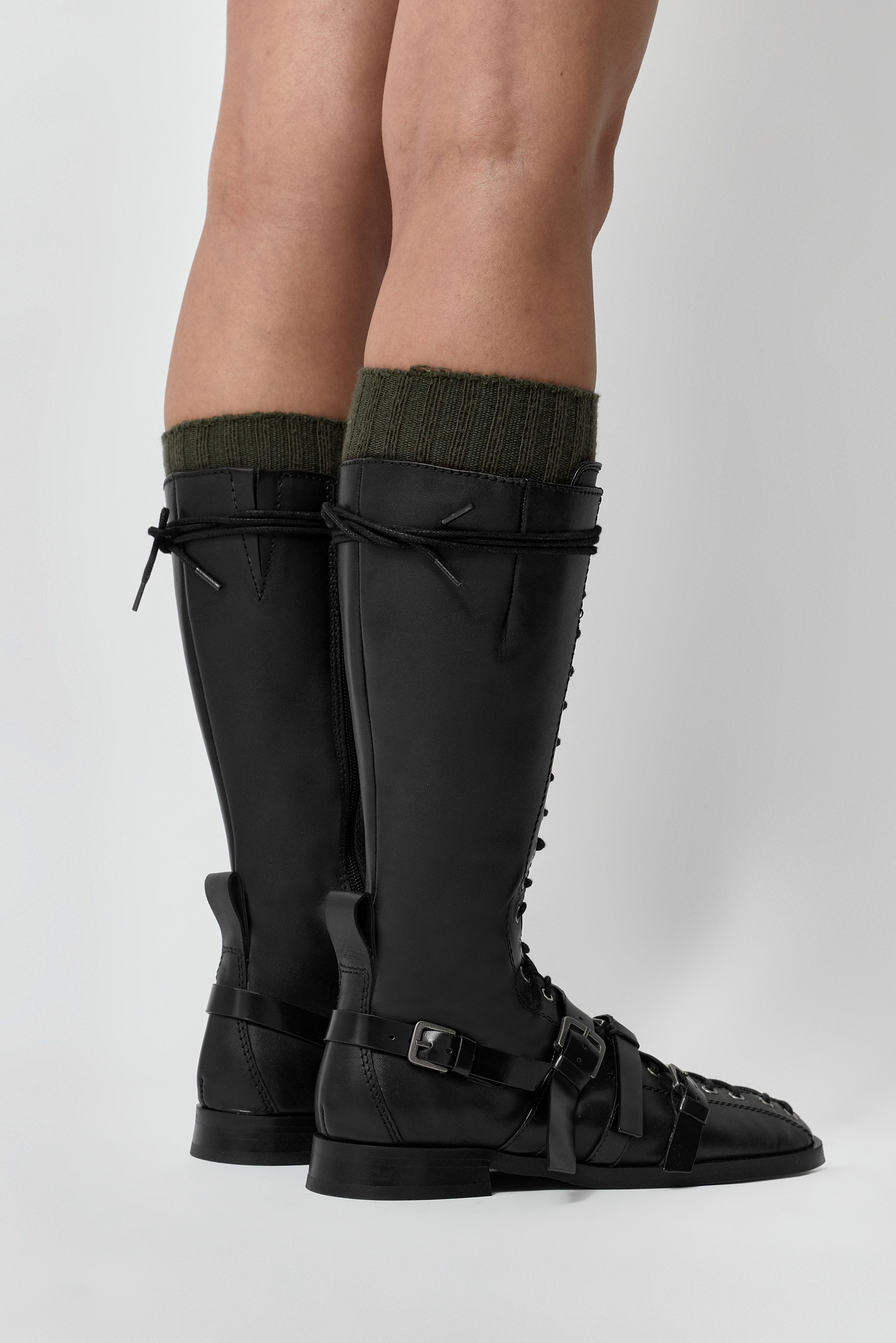Theresia Boots - Black Leather | Miista | Designed & Handmade in Europe