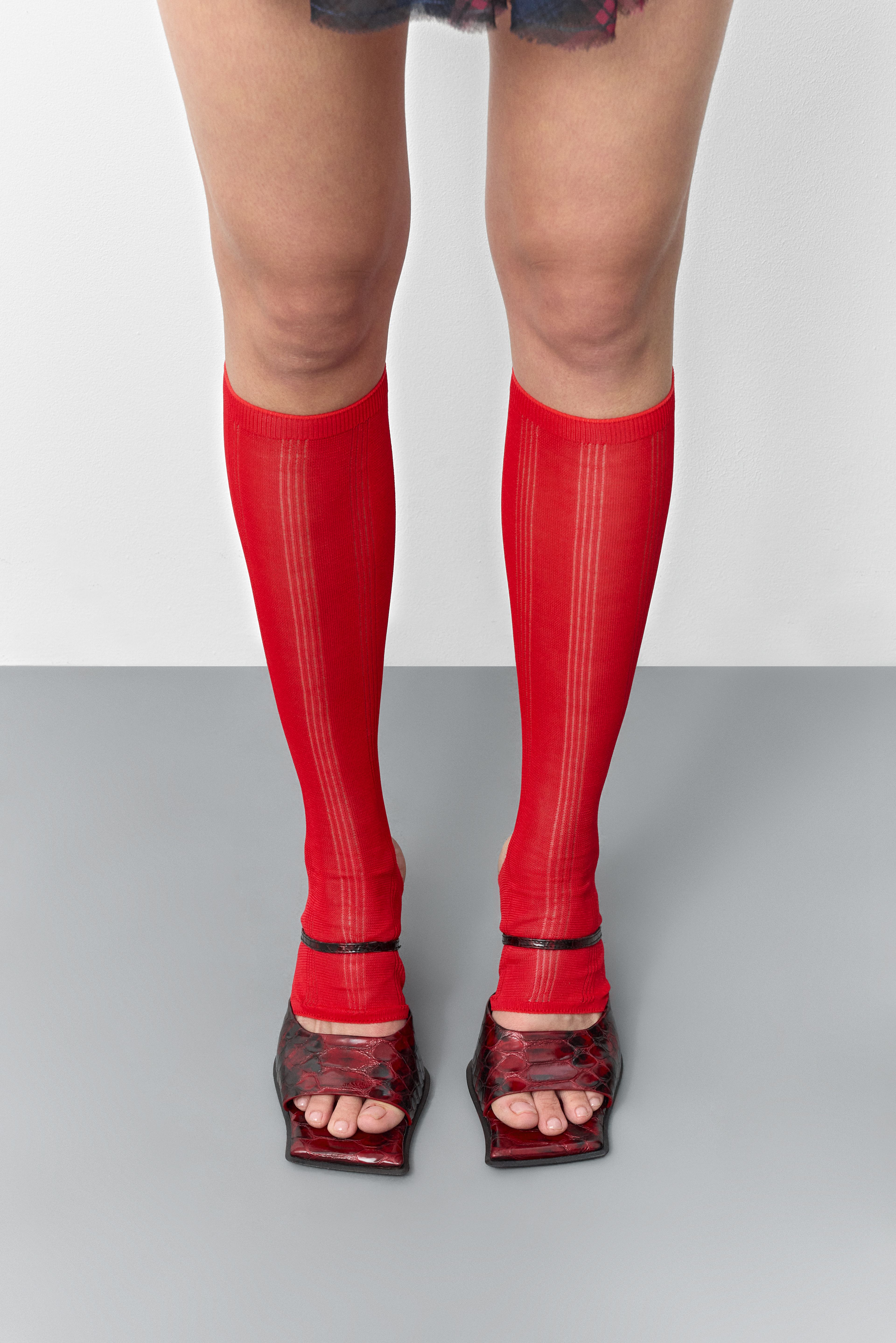 Egle Red Snake Sandals | Miista | Designed & Handmade in Europe