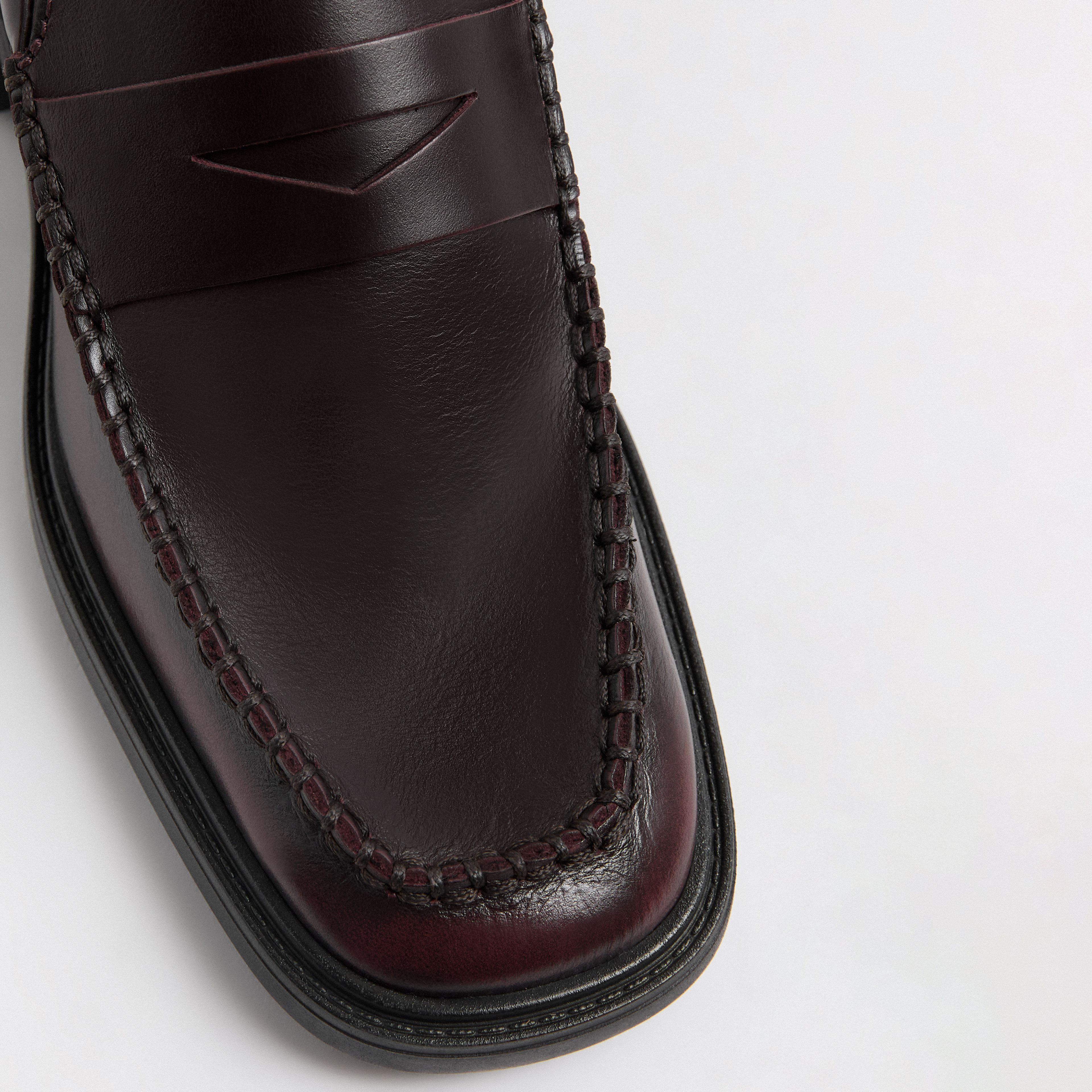 Eralia Loafers - Burgundy Leather | Miista | Designed & Handmade in Europe
