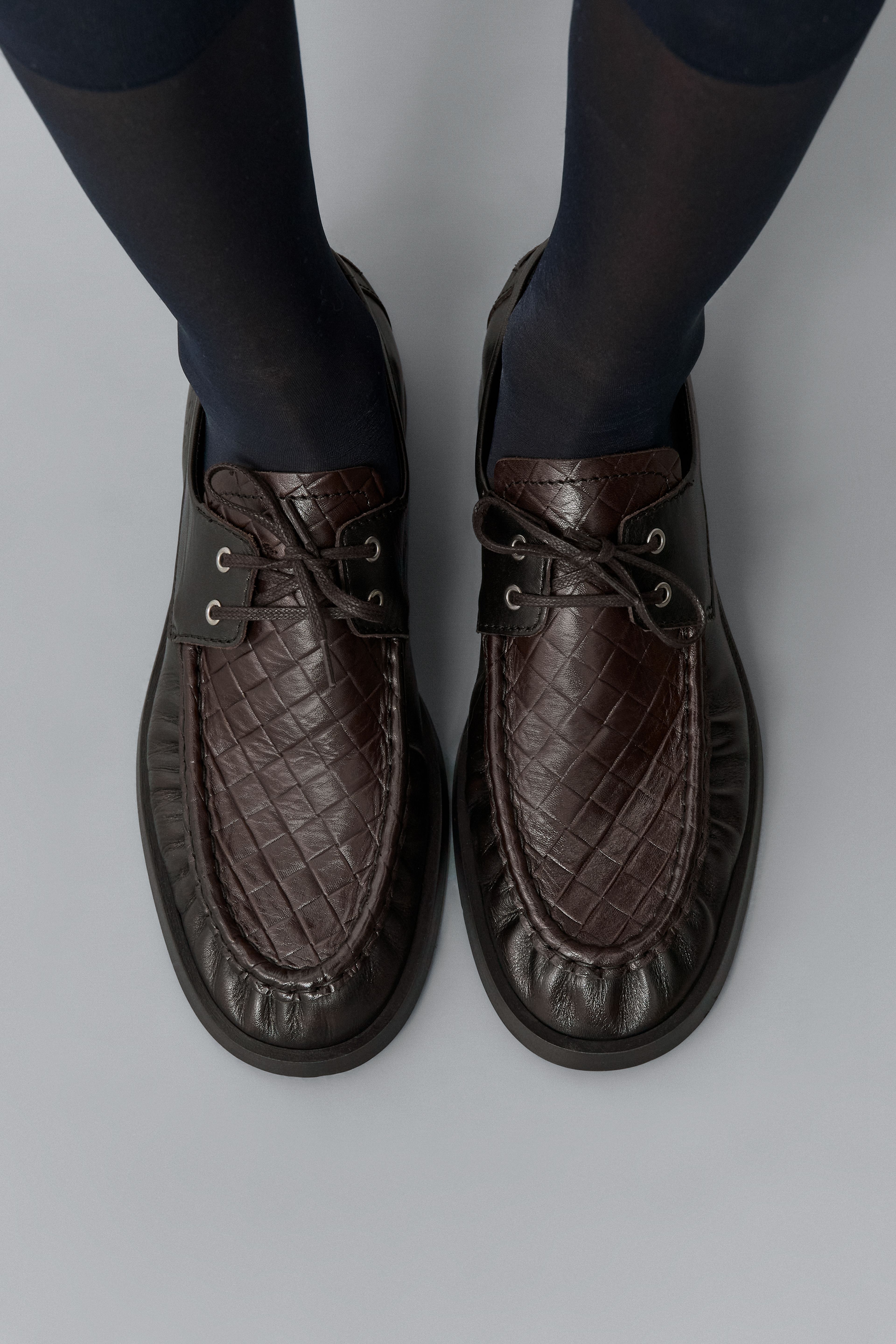 Edelira Brown Derby Loafers | Miista | Designed & Handmade in Europe