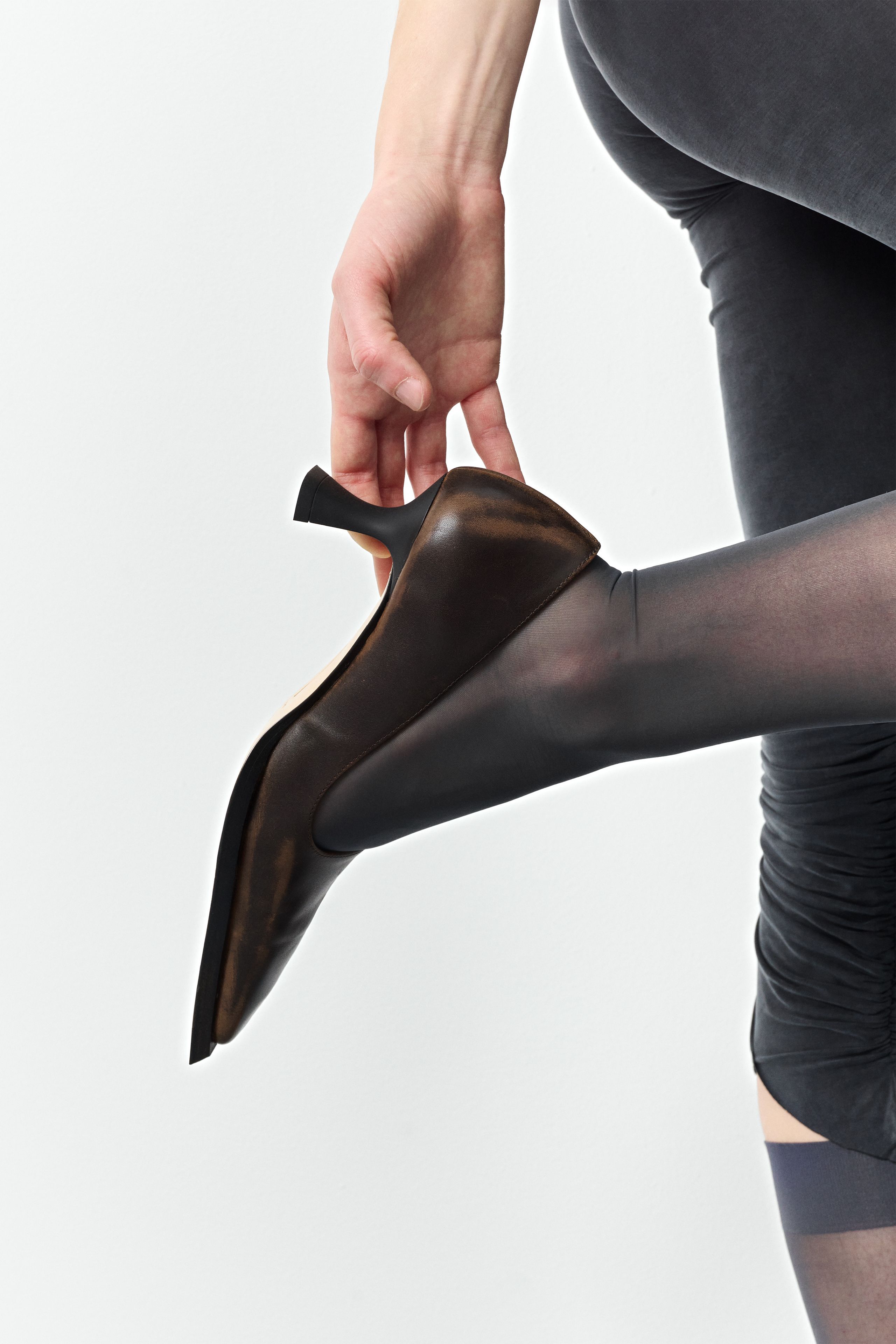 Marith Brushed Brown Courts | Miista | Designed & Handmade in Europe