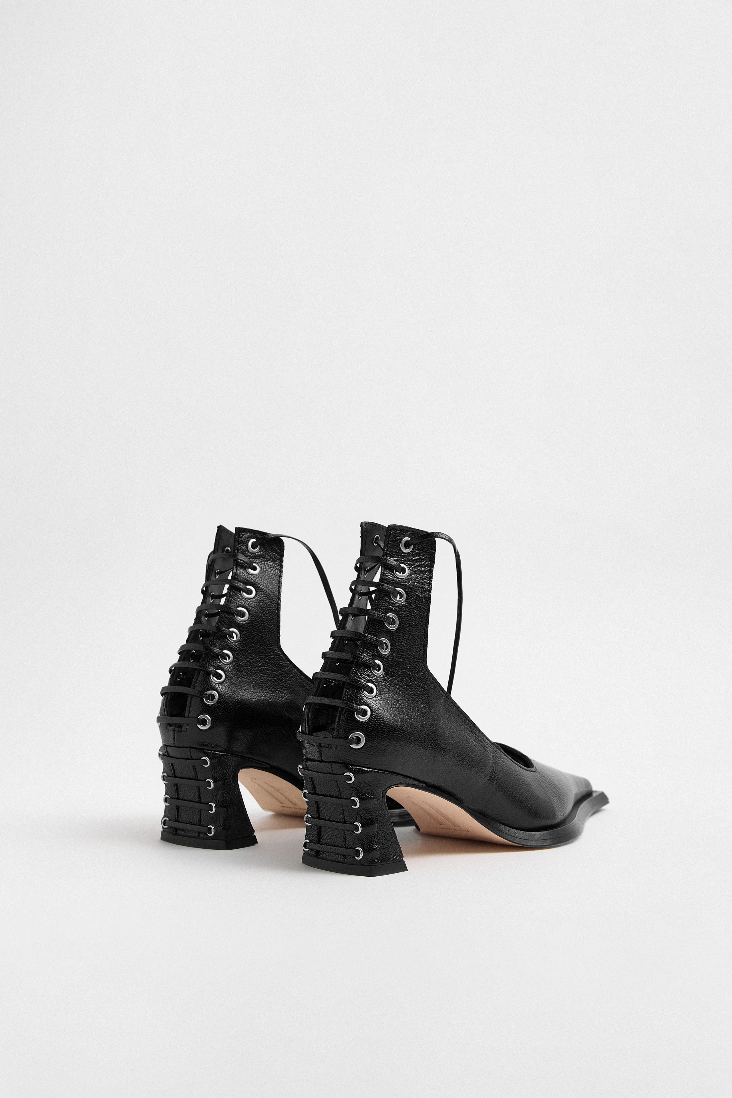 Gauri Lace Black Courts | Miista | Designed & Handmade in Europe