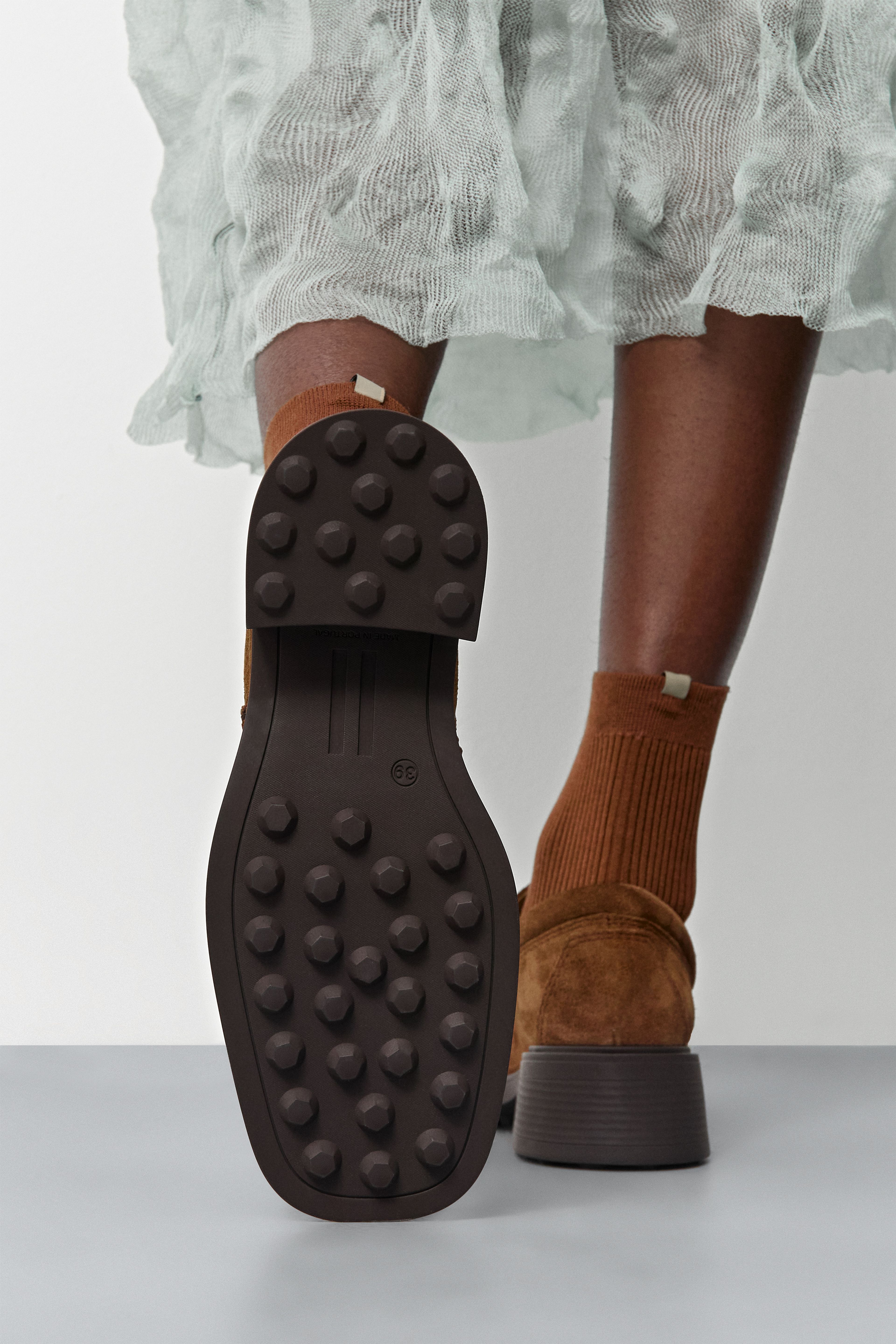 Eralia Suede Tan Penny Loafers | Miista | Designed & Handmade in Europe