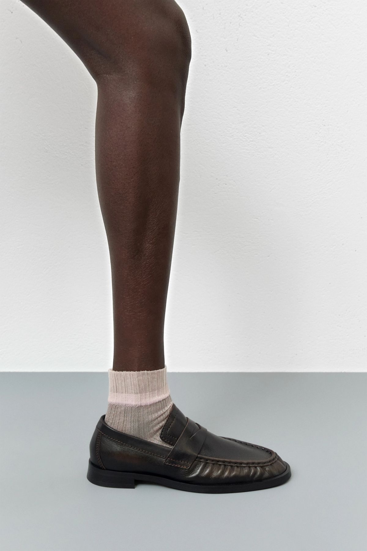 Zita Loafers - Brown Brushed Leather