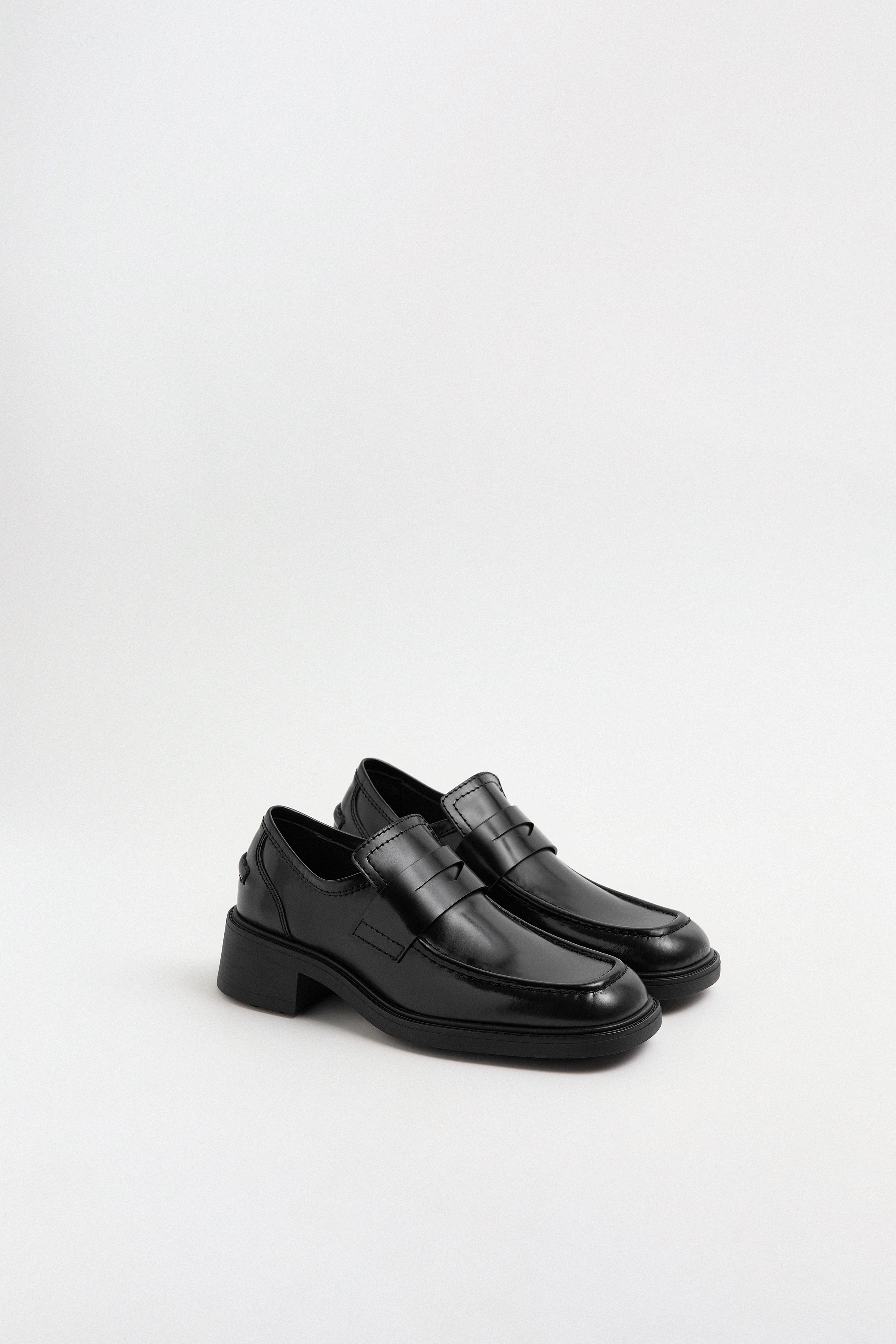 Amelia Loafers - Black Leather | Miista | Designed & Handmade in Europe