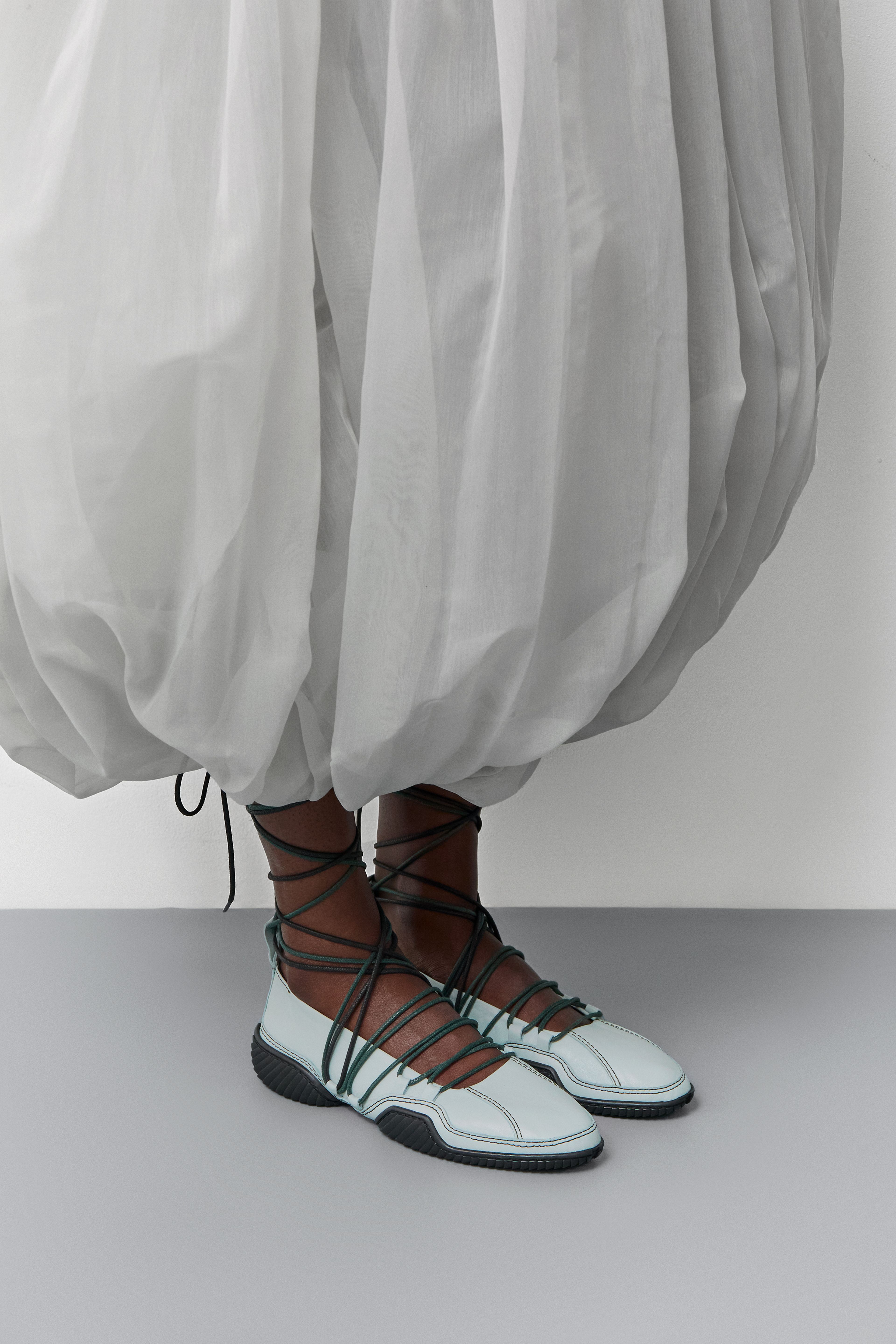 Norby Mint Lace Sneakers | Miista | Designed & Handmade in Europe