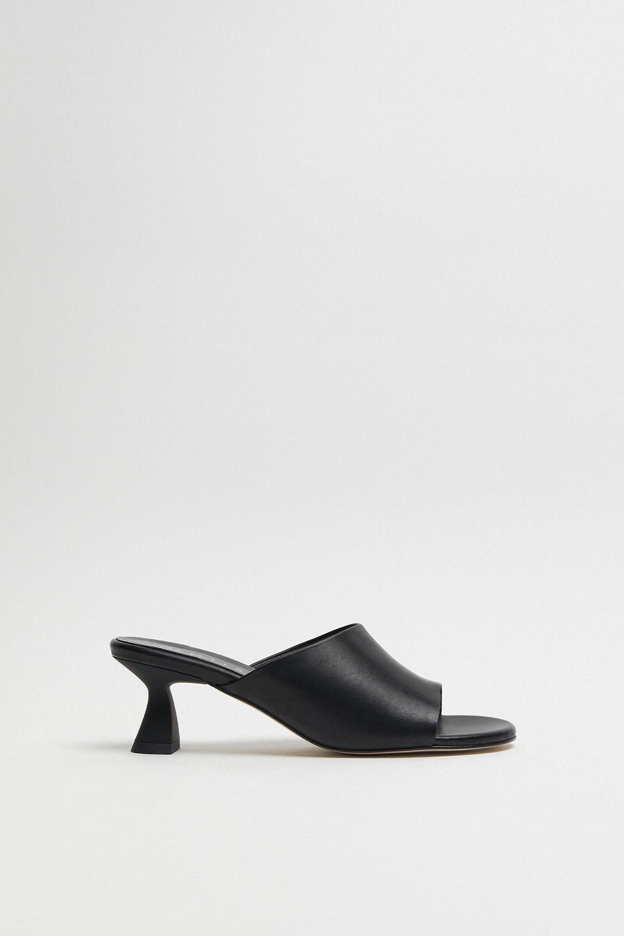 Talita Black Mule Sandals | Miista
