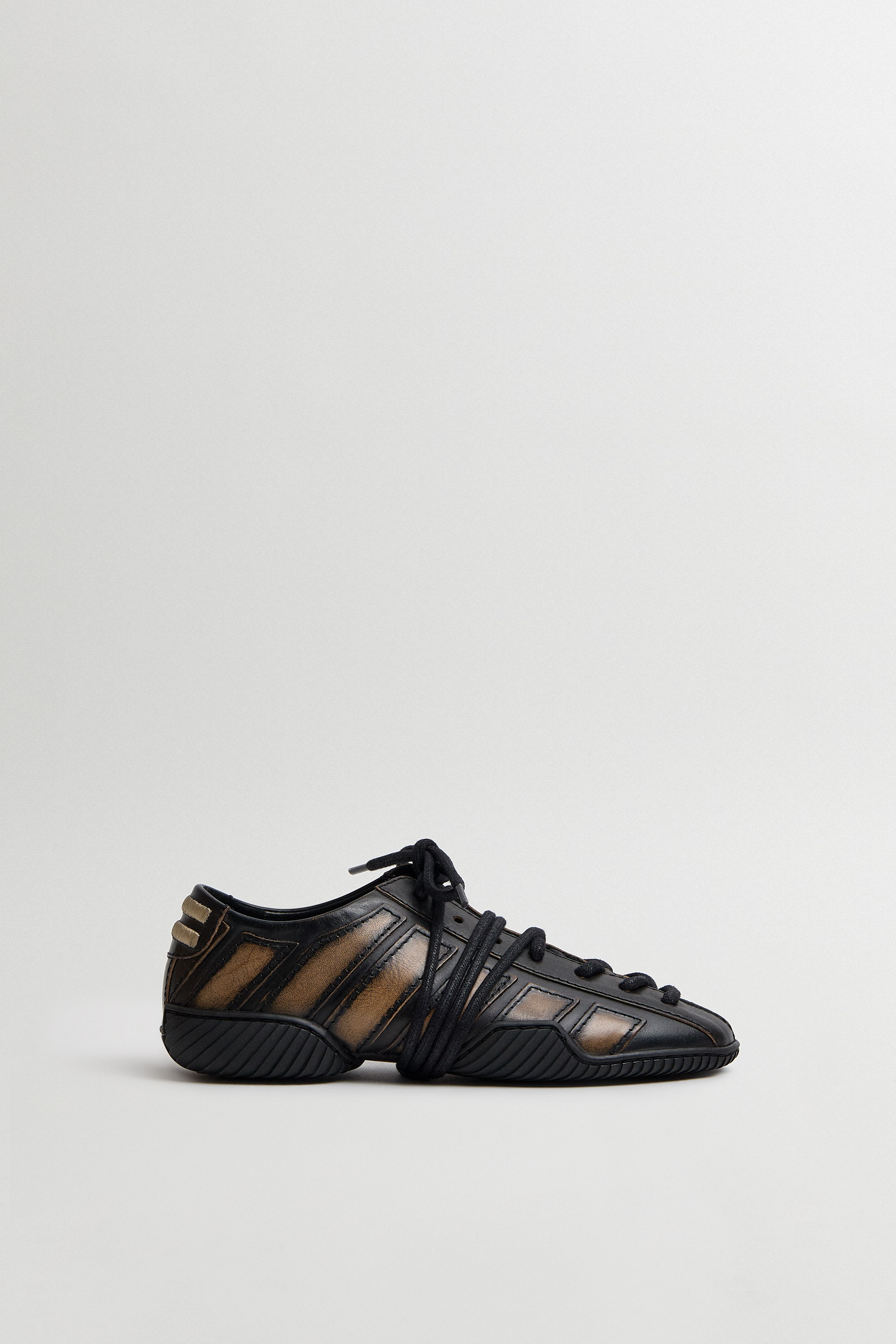 Erna Sneakers - Brown Brush Off Leather | Miista | Designed & Handmade in Europe