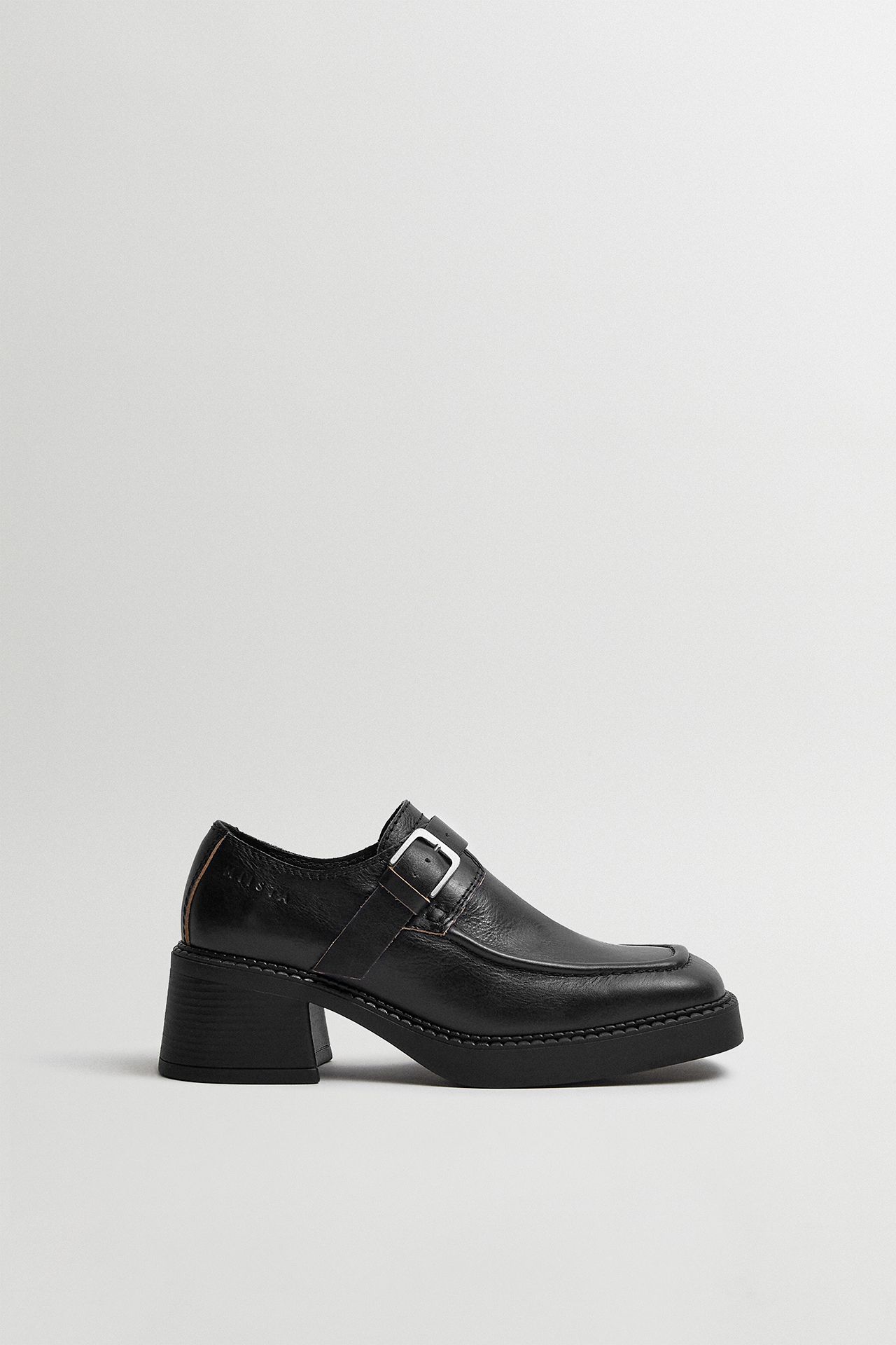 Giesela Black Buckled Brogues | Miista | Designed & Handmade in Europe