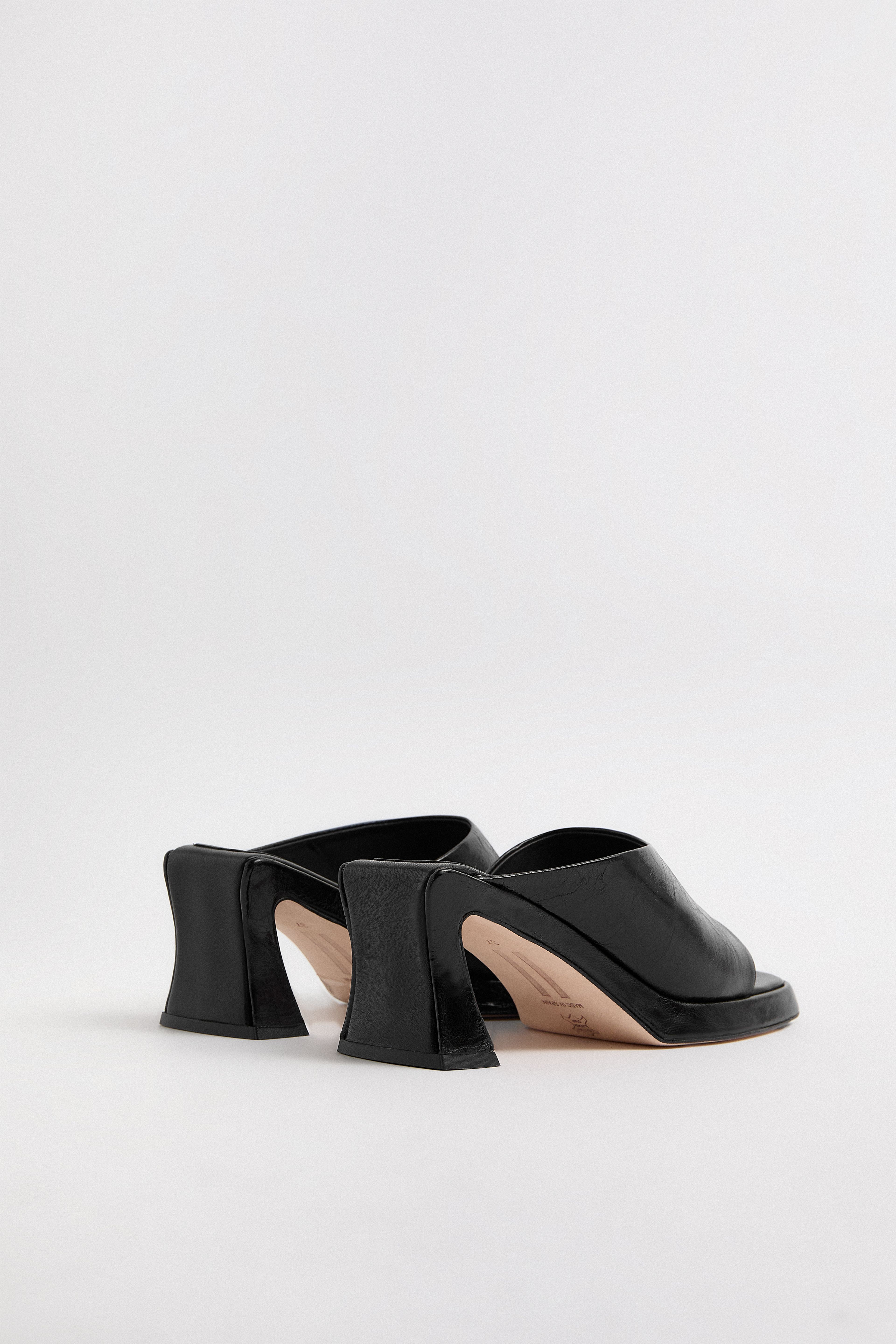 Sonali Black Asymmetric Sandals | Miista | Designed & Handmade in Europe