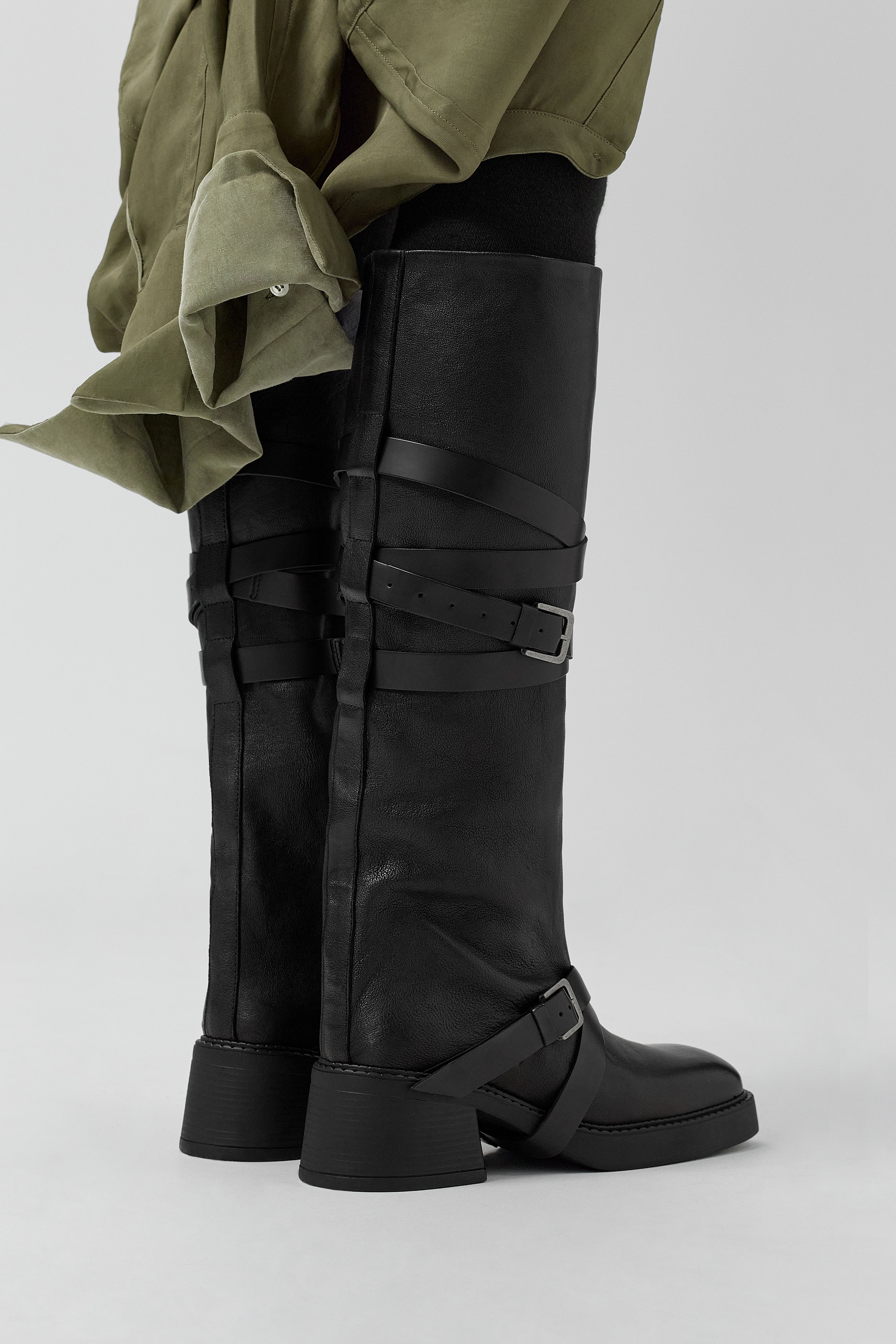 Katarzyna Boots - Black Leather | Miista | Designed & Handmade in Europe