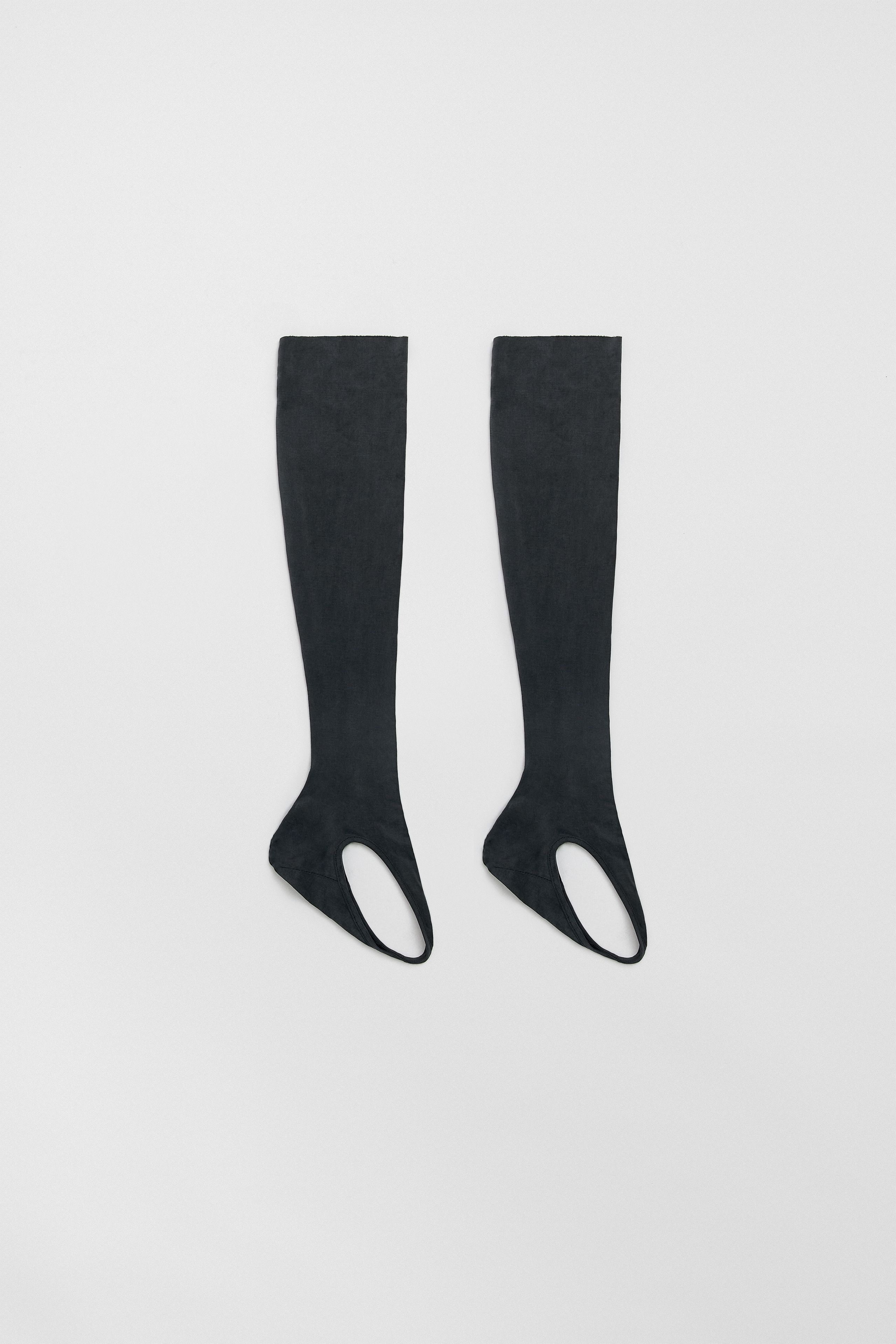 Andie Black Cupro Socks | Miista | Designed & Handmade in Europe