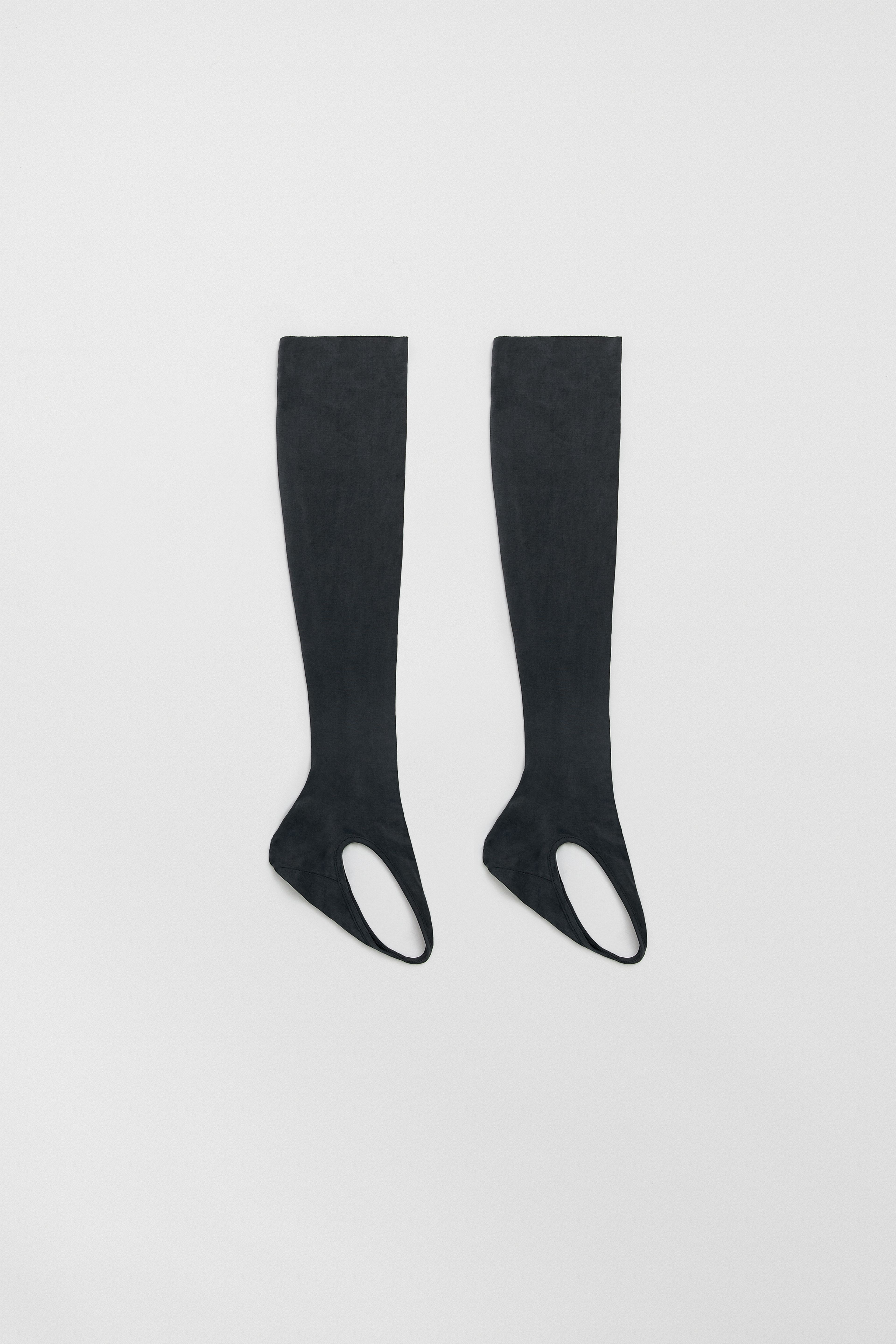 Andie Black Cupro Socks | Miista | Designed & Handmade in Europe