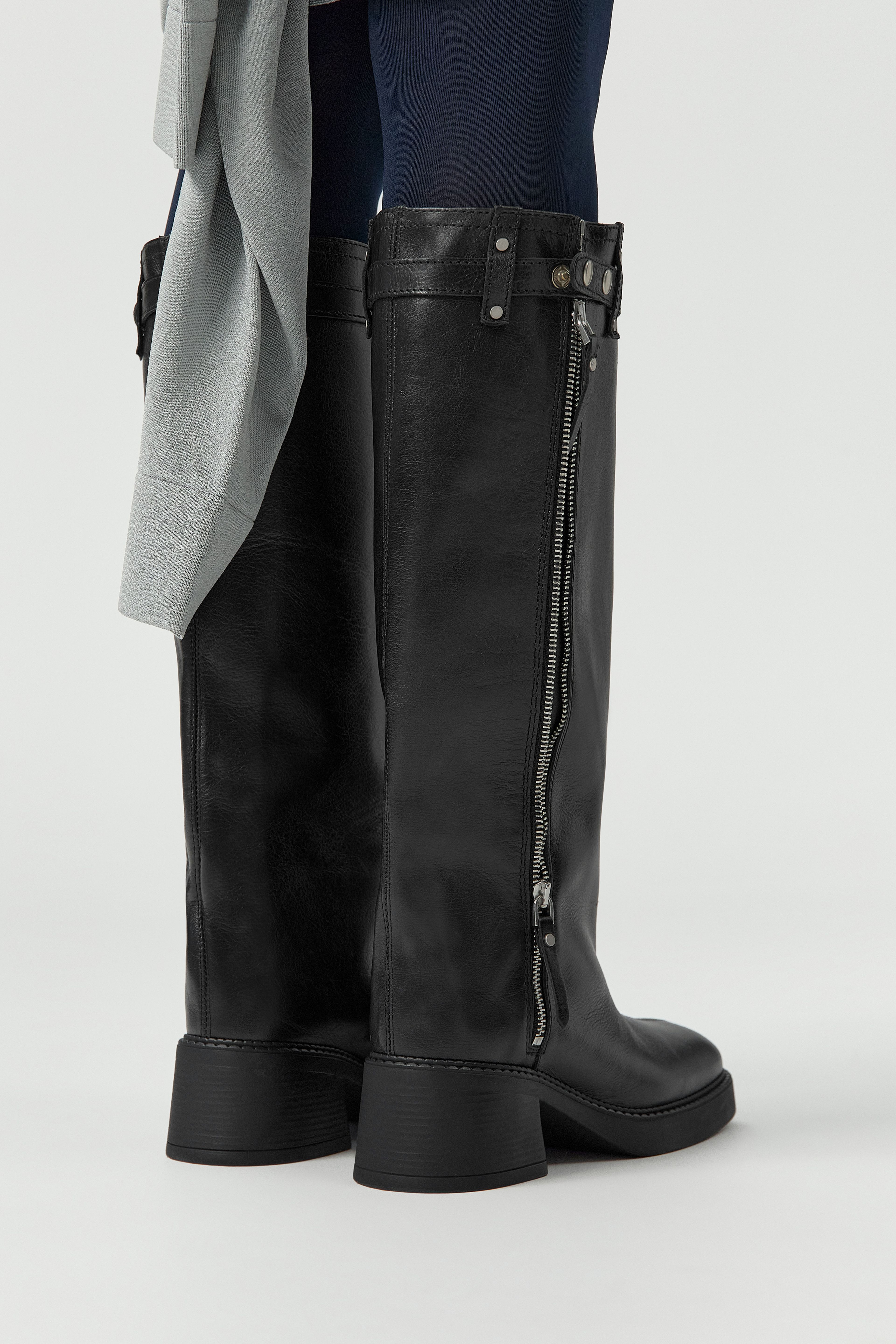 Izolda Boots - Black Leather | Miista | Designed & Handmade in Europe