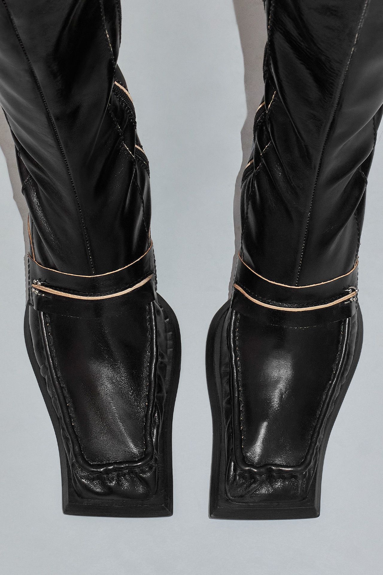 Halle Black Tall Boots | Miista