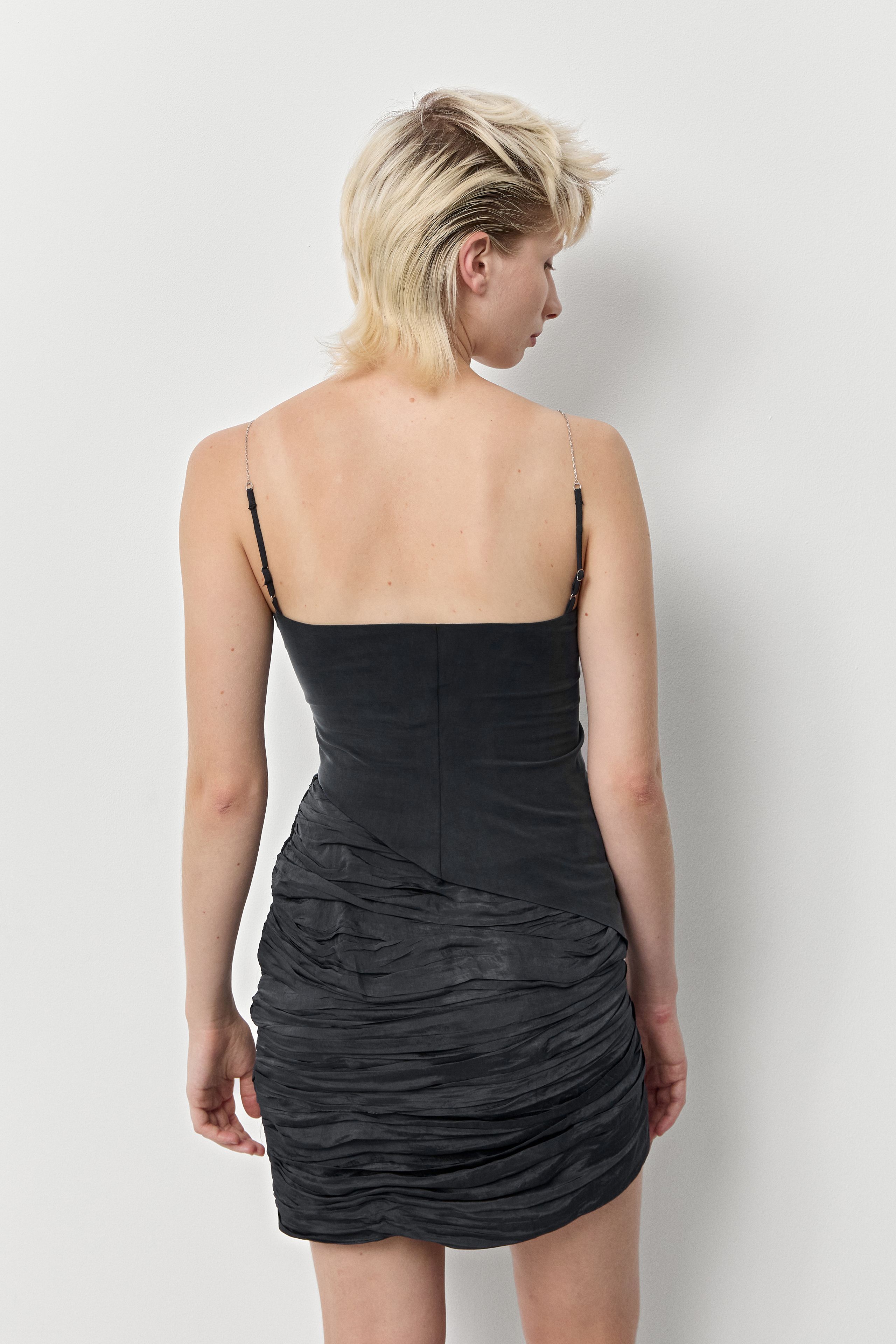 Darina Black Top | Miista | Designed & Handmade in Europe