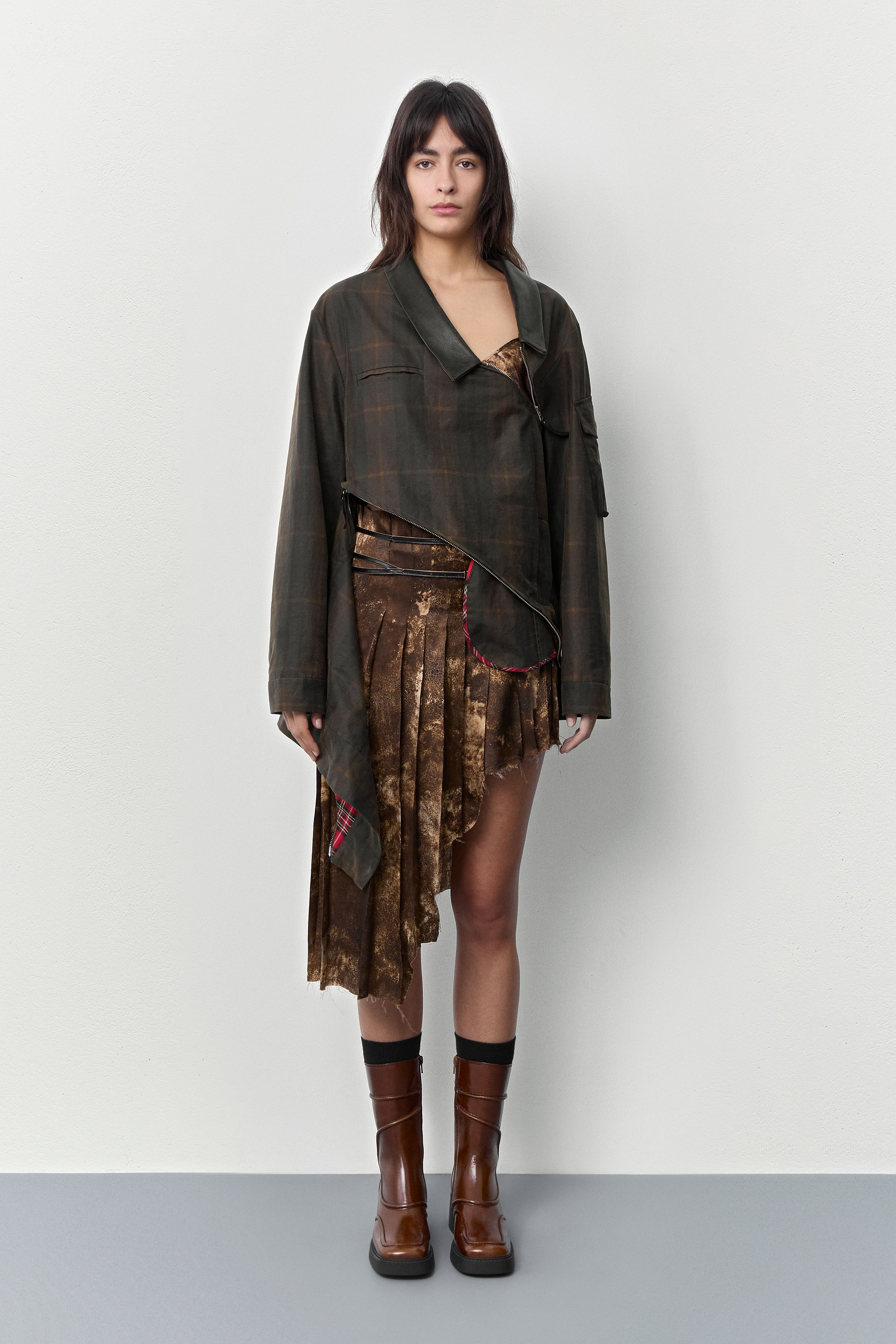 Malene Boots - Tan Patent Leather | Miista