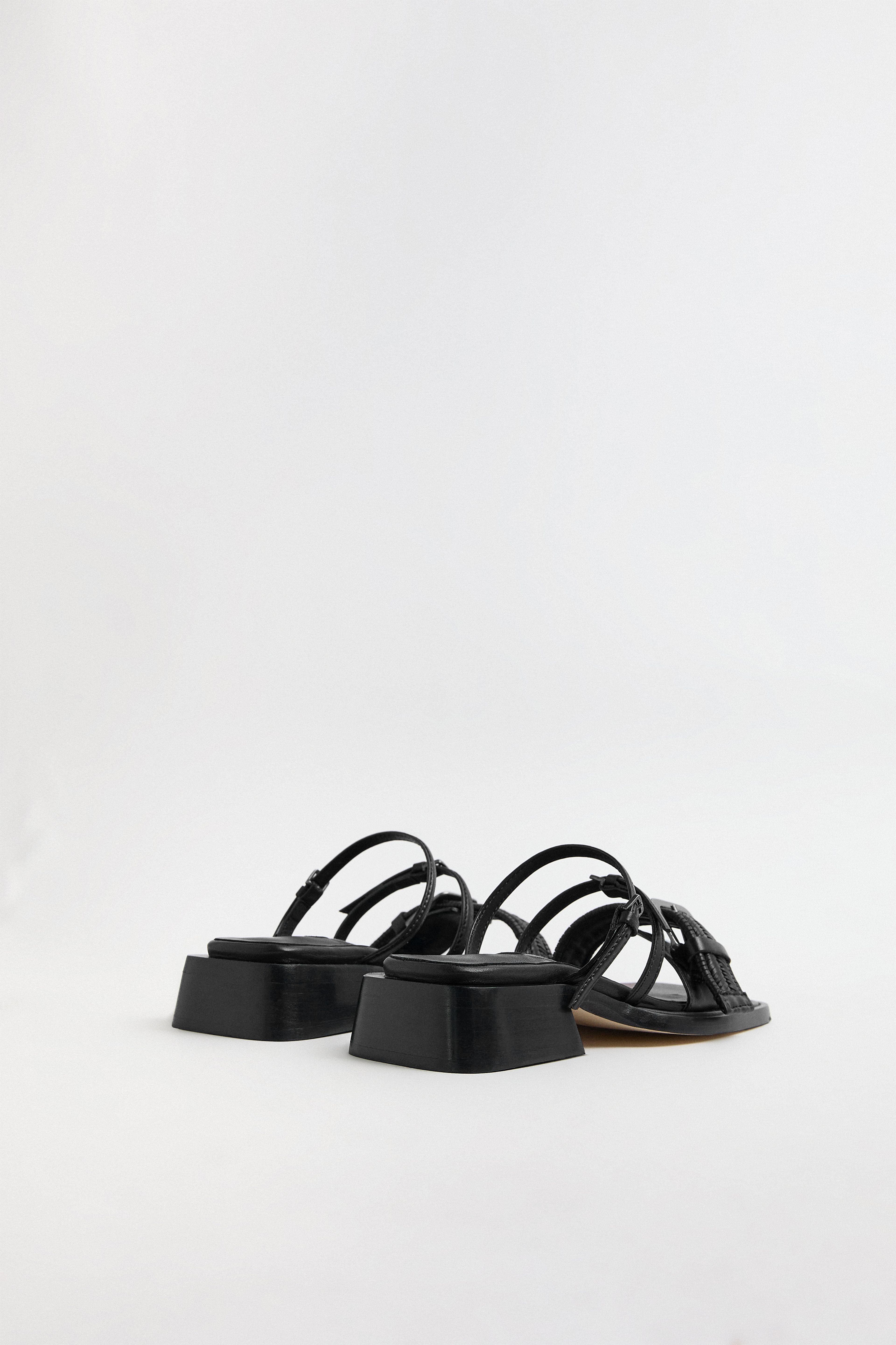 Nayah Black Buckled Sandals | Miista | Designed & Handmade in Europe