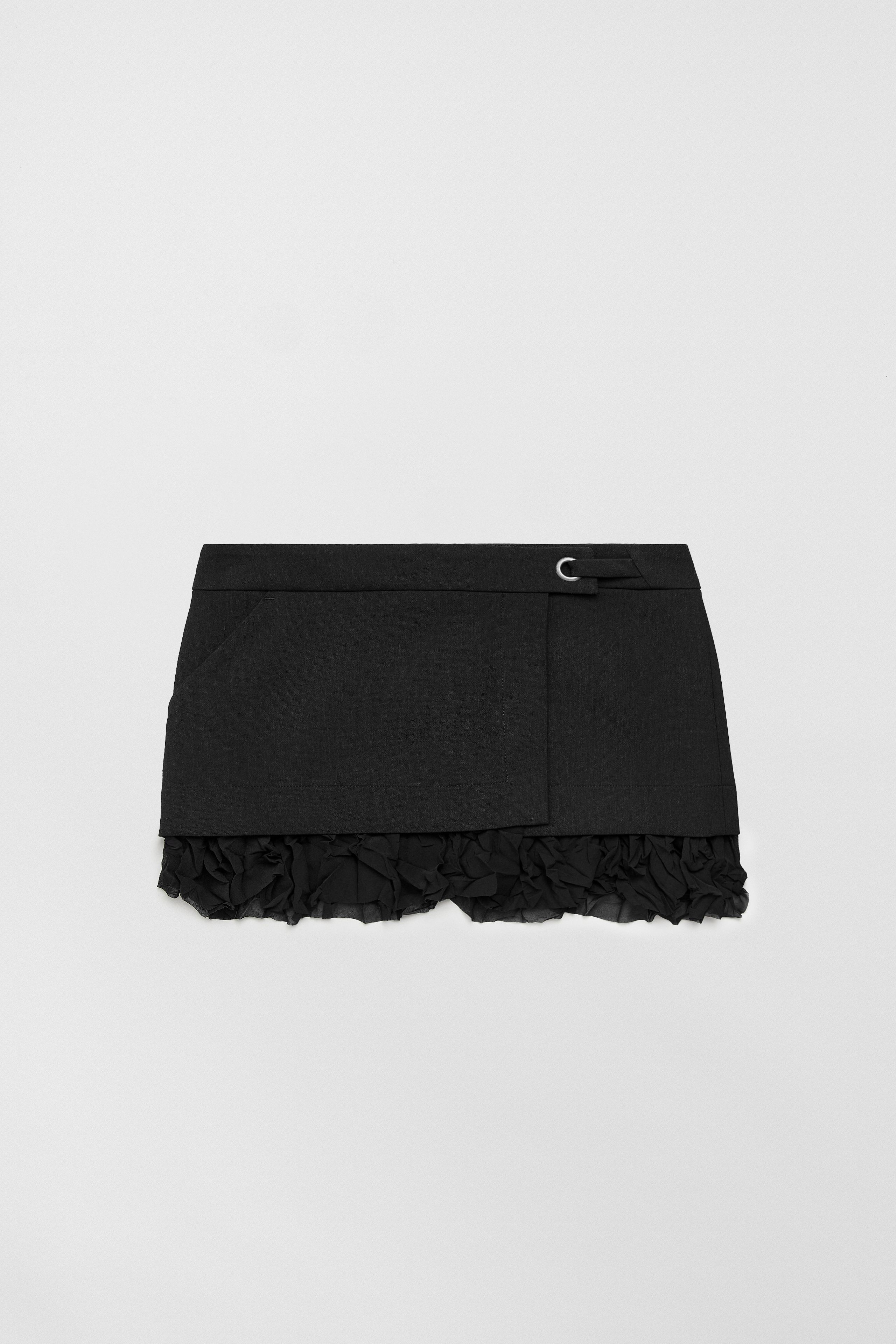 Berenice Black Mini Skirt | Miista | Designed & Handmade in Europe