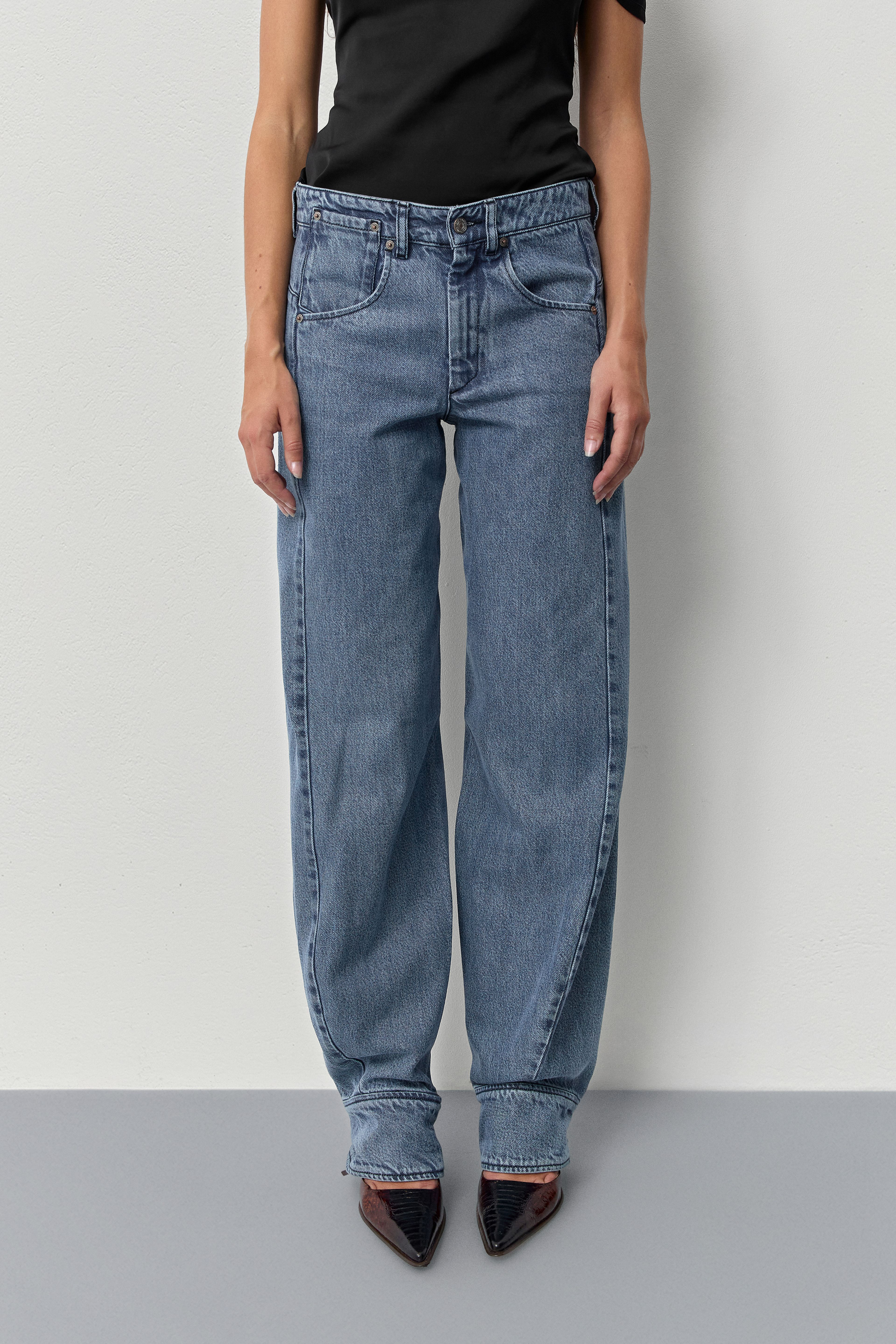 Onda Blue Denim Jeans | Miista | Designed & Handmade in Europe
