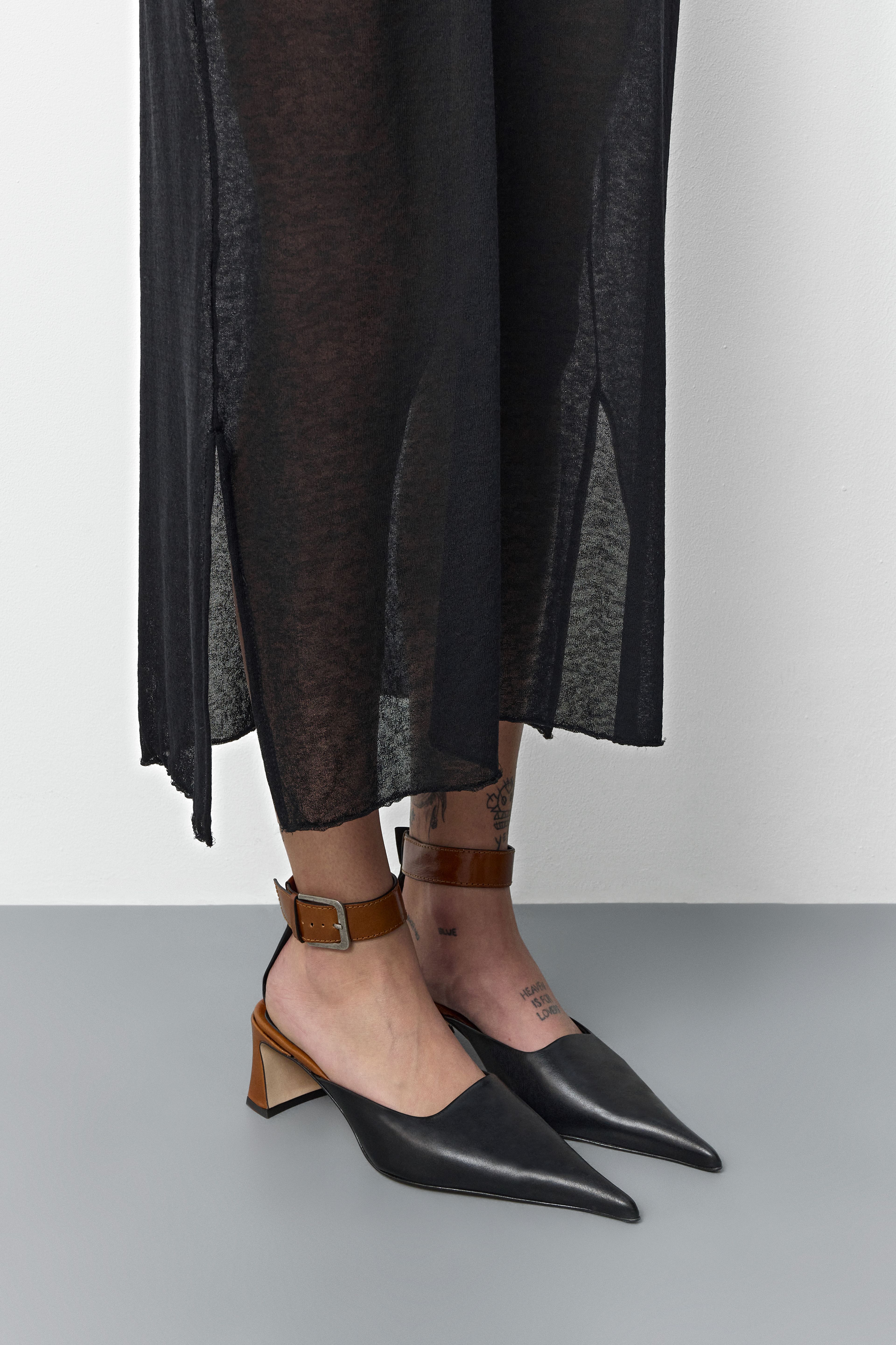 Qori Black Tan Ankle Strap Sandals | Miista | Designed & Handmade in Europe