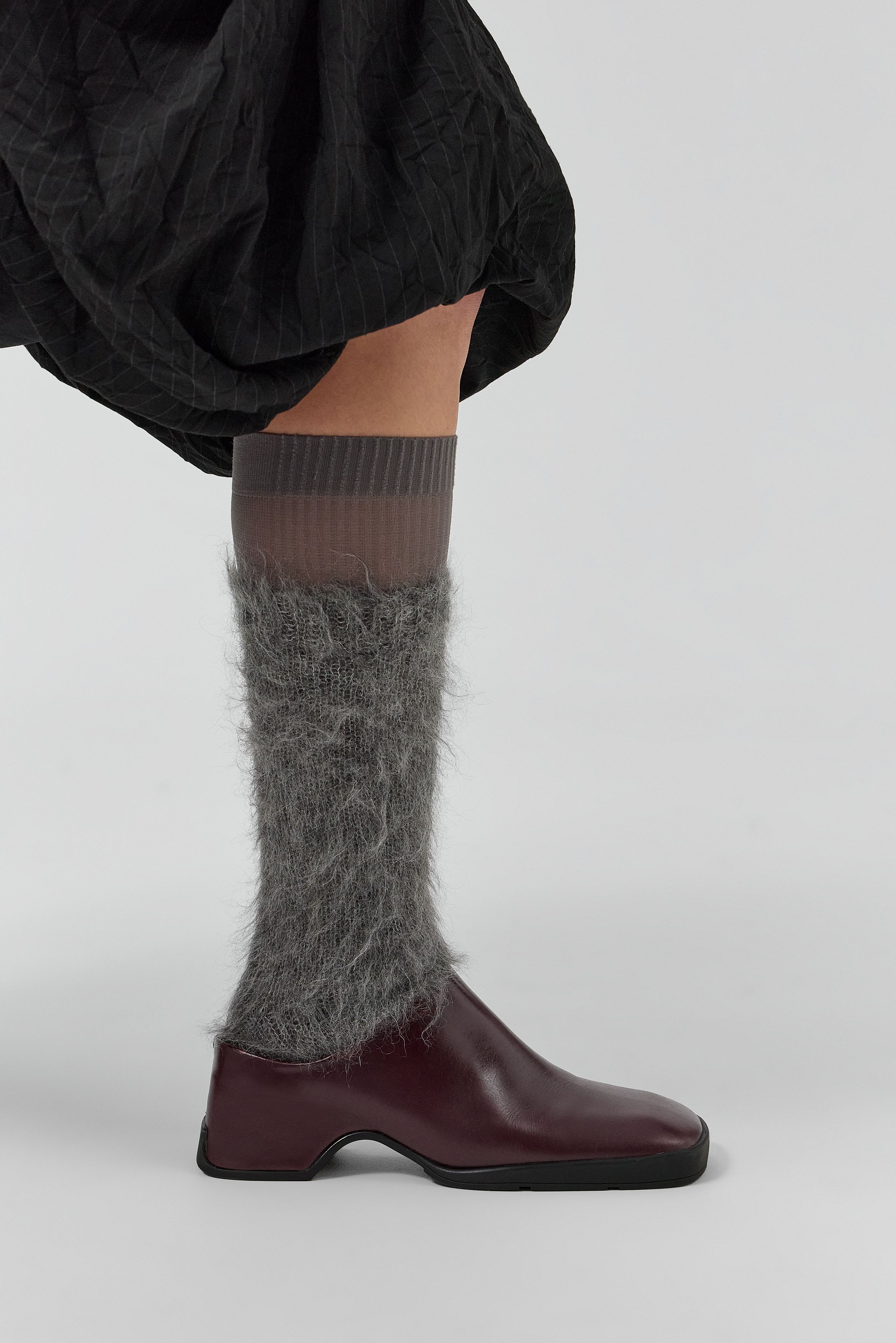 Amoy Mules - Burgundy Leather | Miista