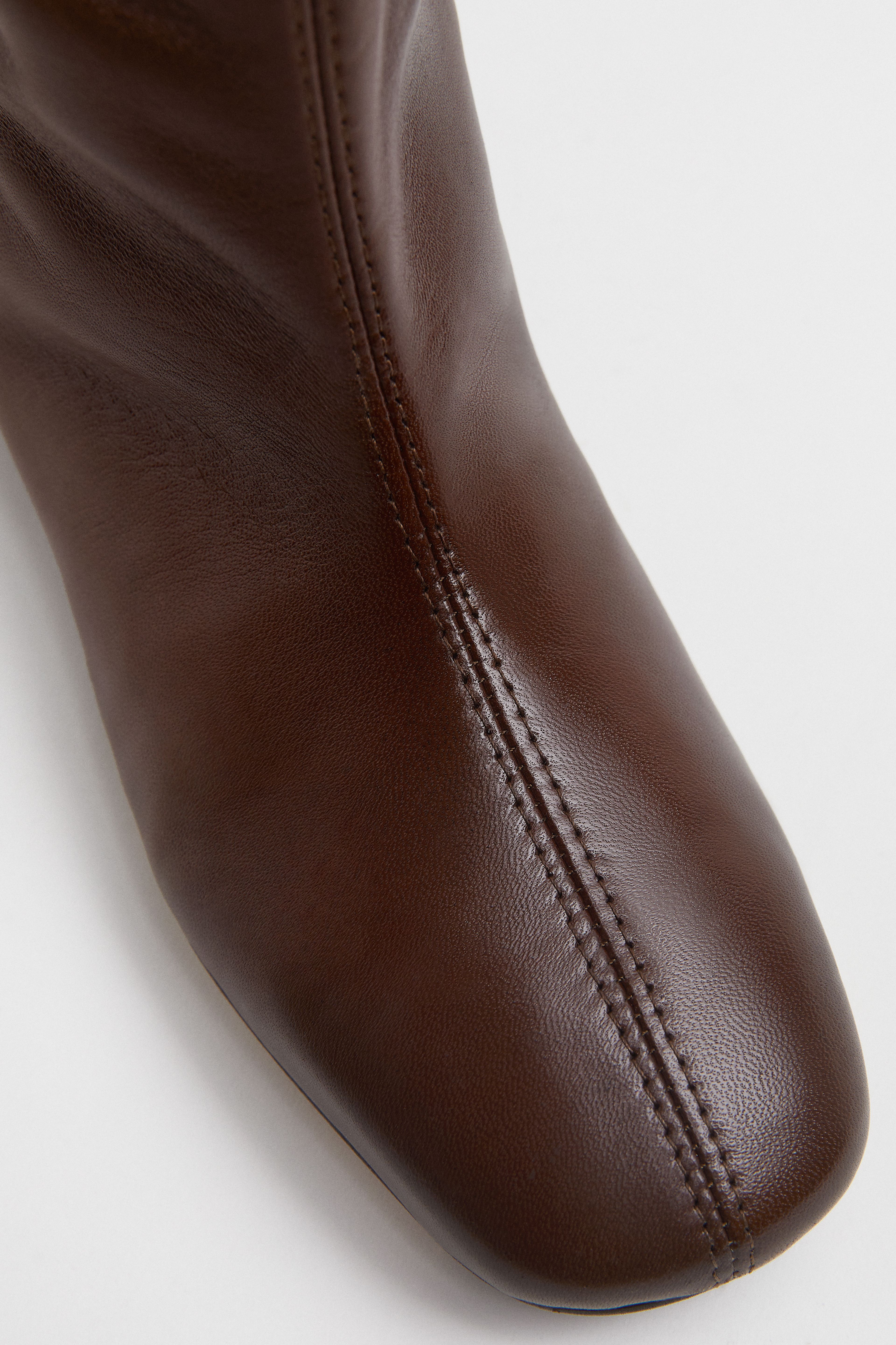 Severine Brown Tall Boots | Miista | Designed & Handmade in Europe