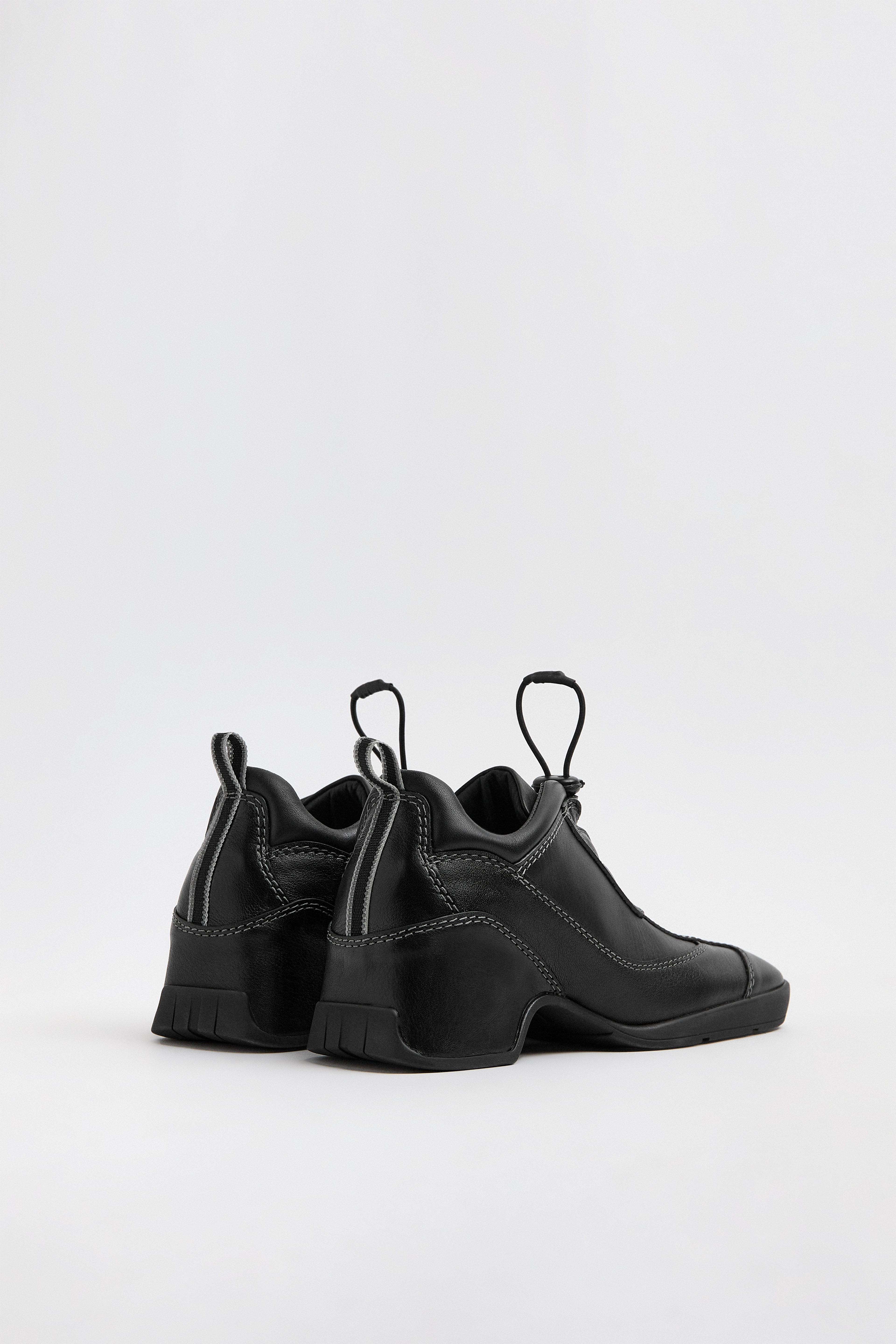 Shila Sneakers - Black Leather | Miista | Designed & Handmade in Europe