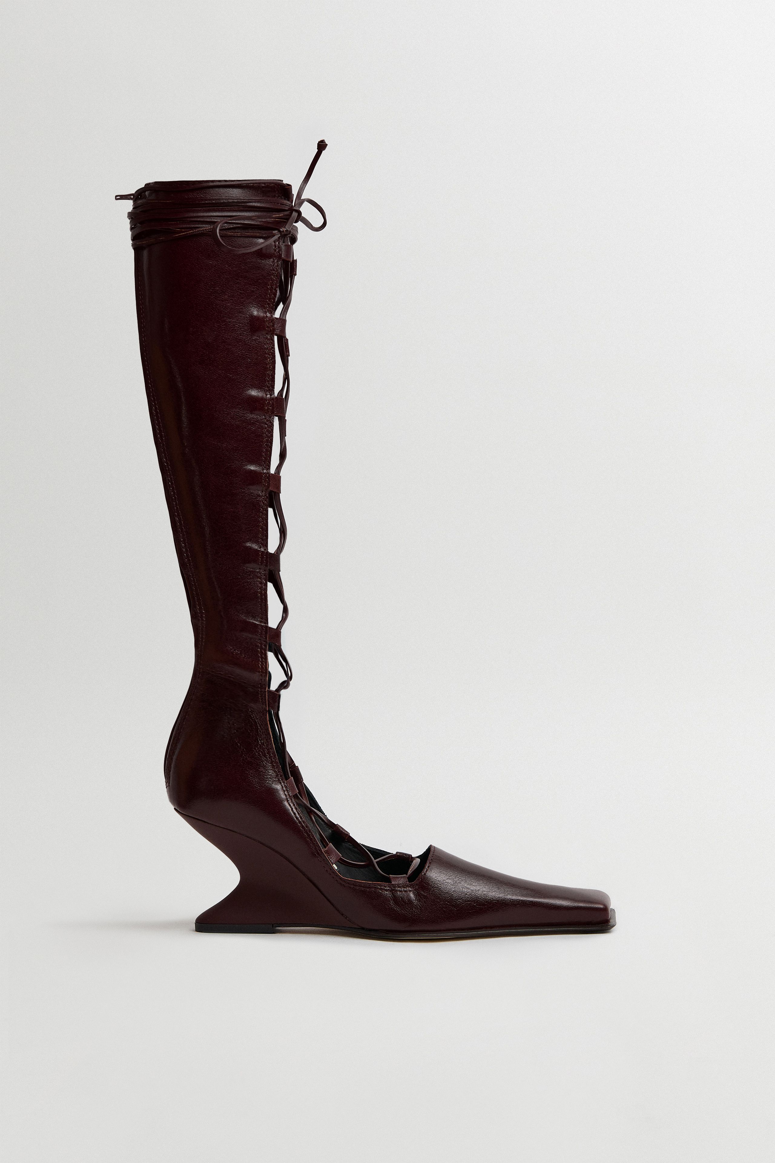 Lena Boots - Brown Leather | Miista