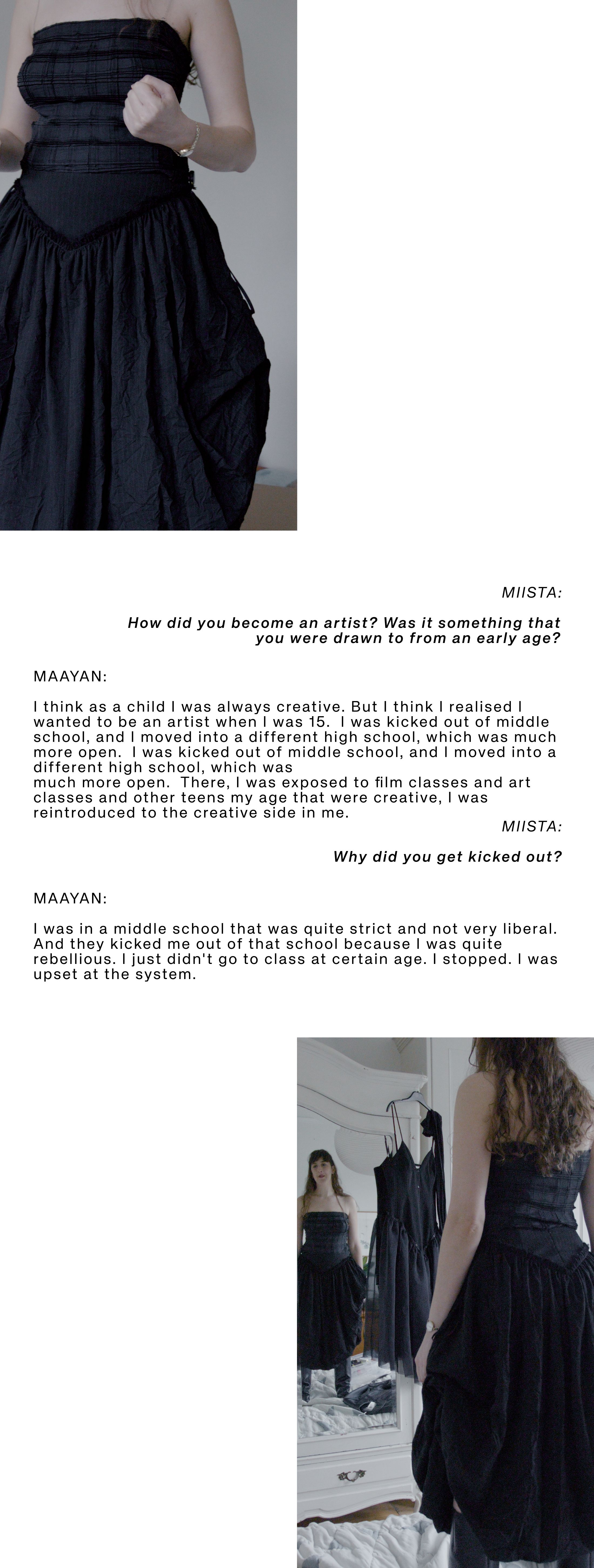 Inspired By: Maayan Sophia Weisstub