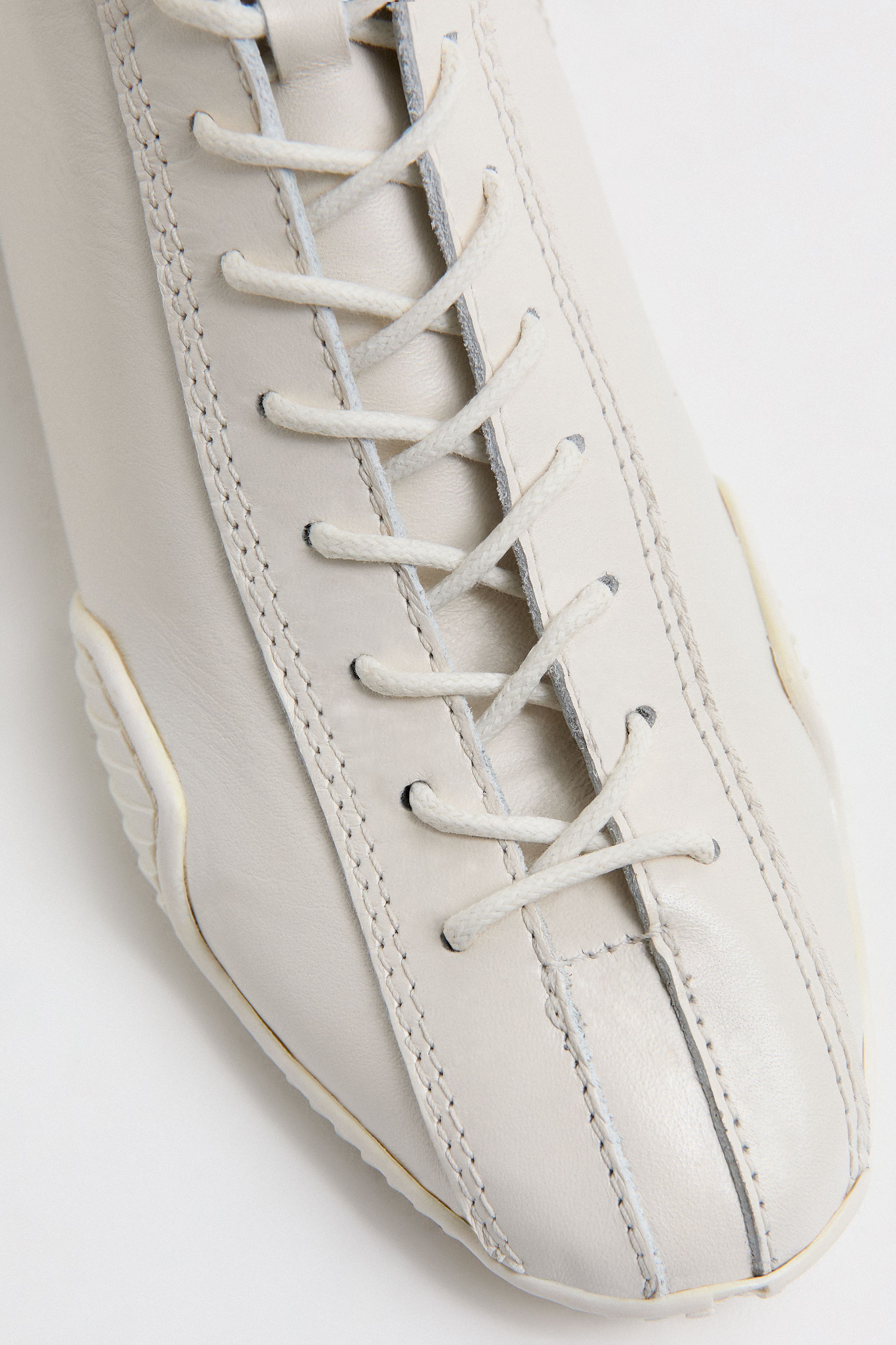Imogen Boots - White Leather | Miista