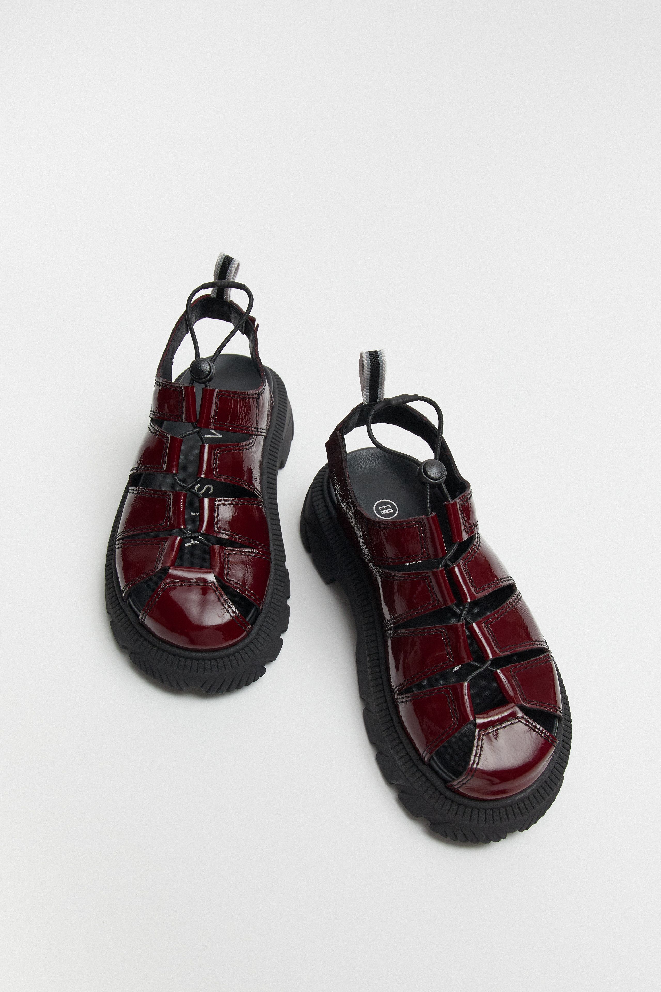 Eunice Burgundy Sandals | Designed & Handmade in Europe