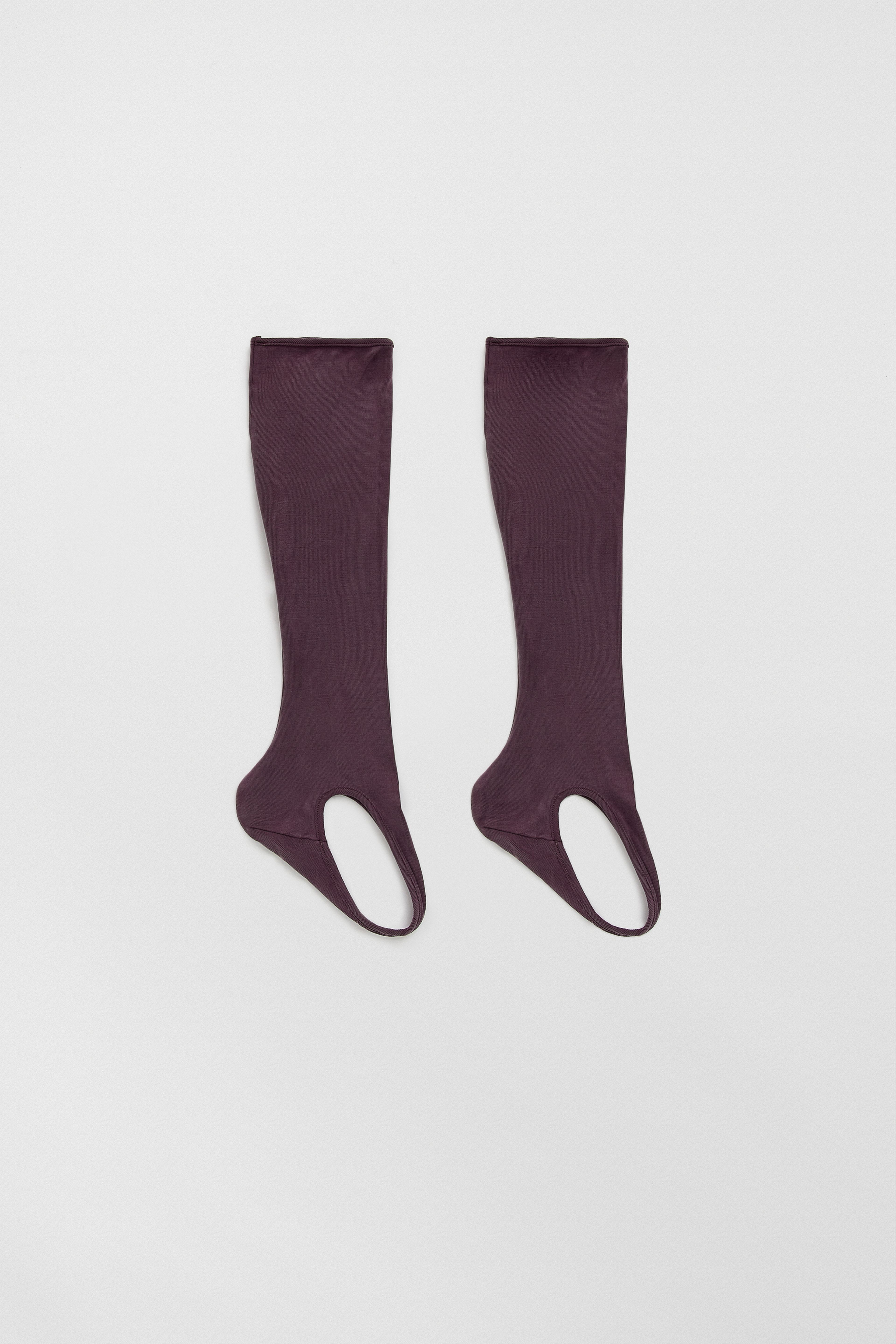Andie Fig Rib Socks | Miista | Designed & Handmade in Europe
