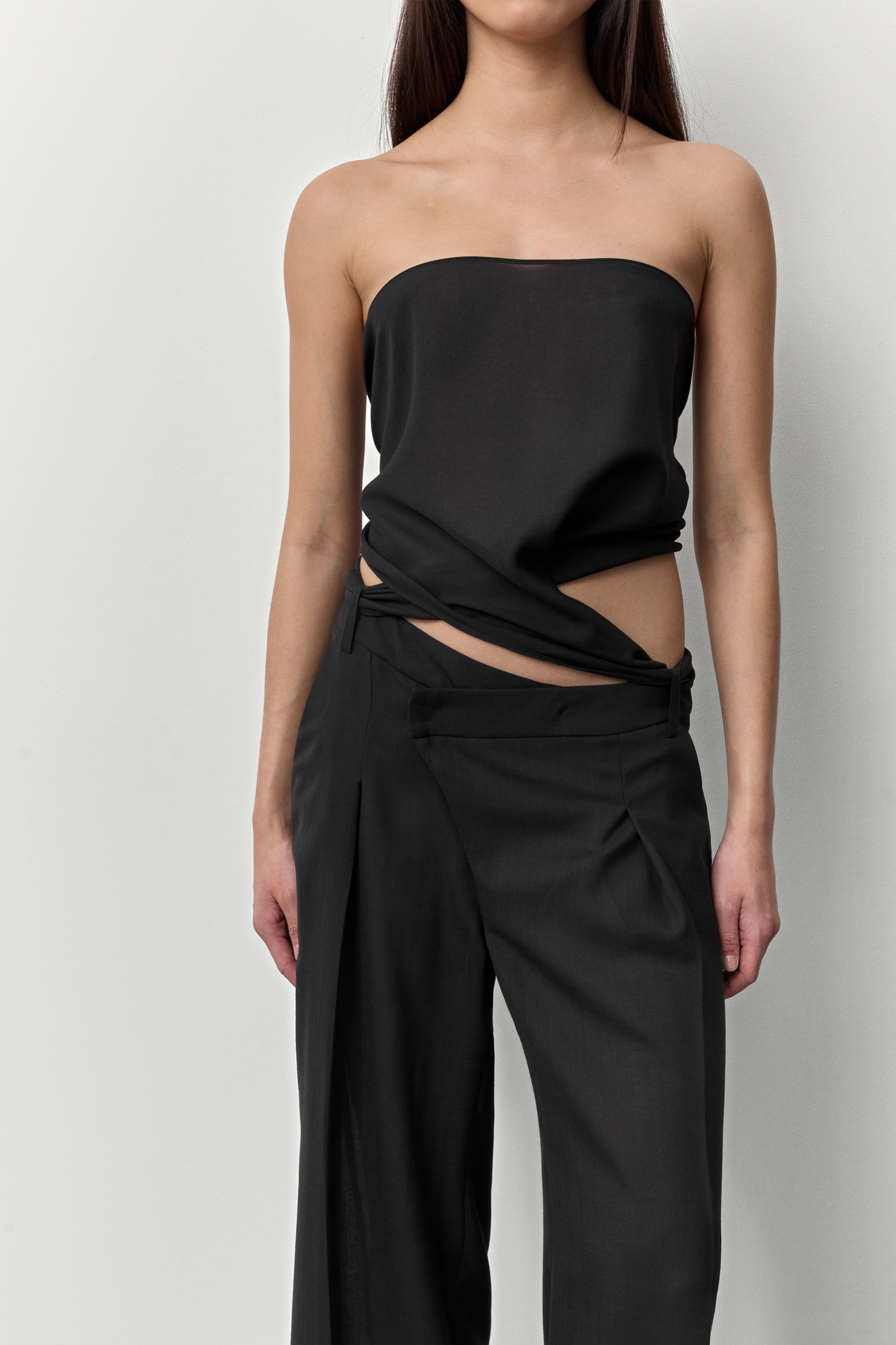 Odile Black Trousers | Miista | Designed & Handmade in Europe