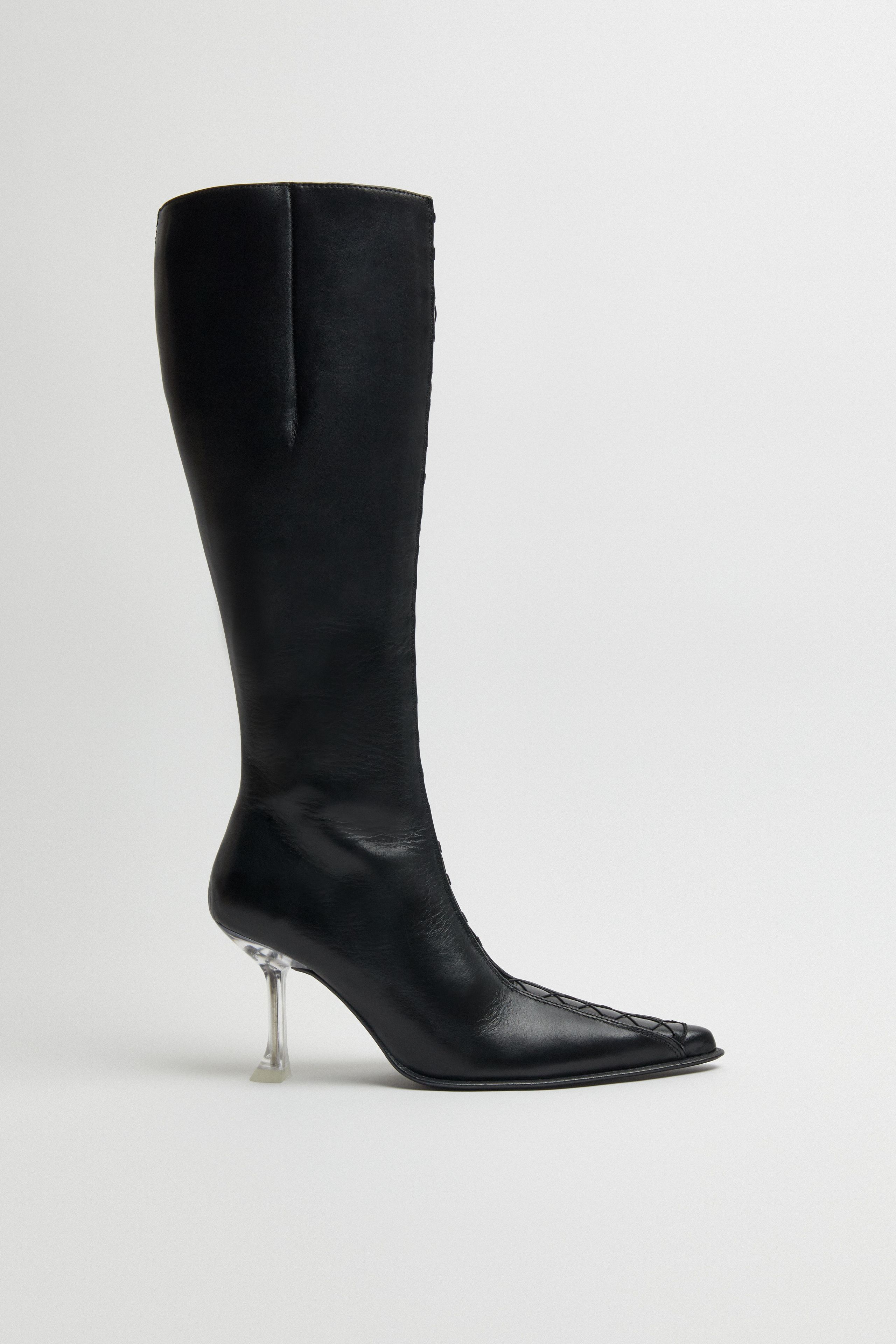 Aline Boots - Black Leather | Miista