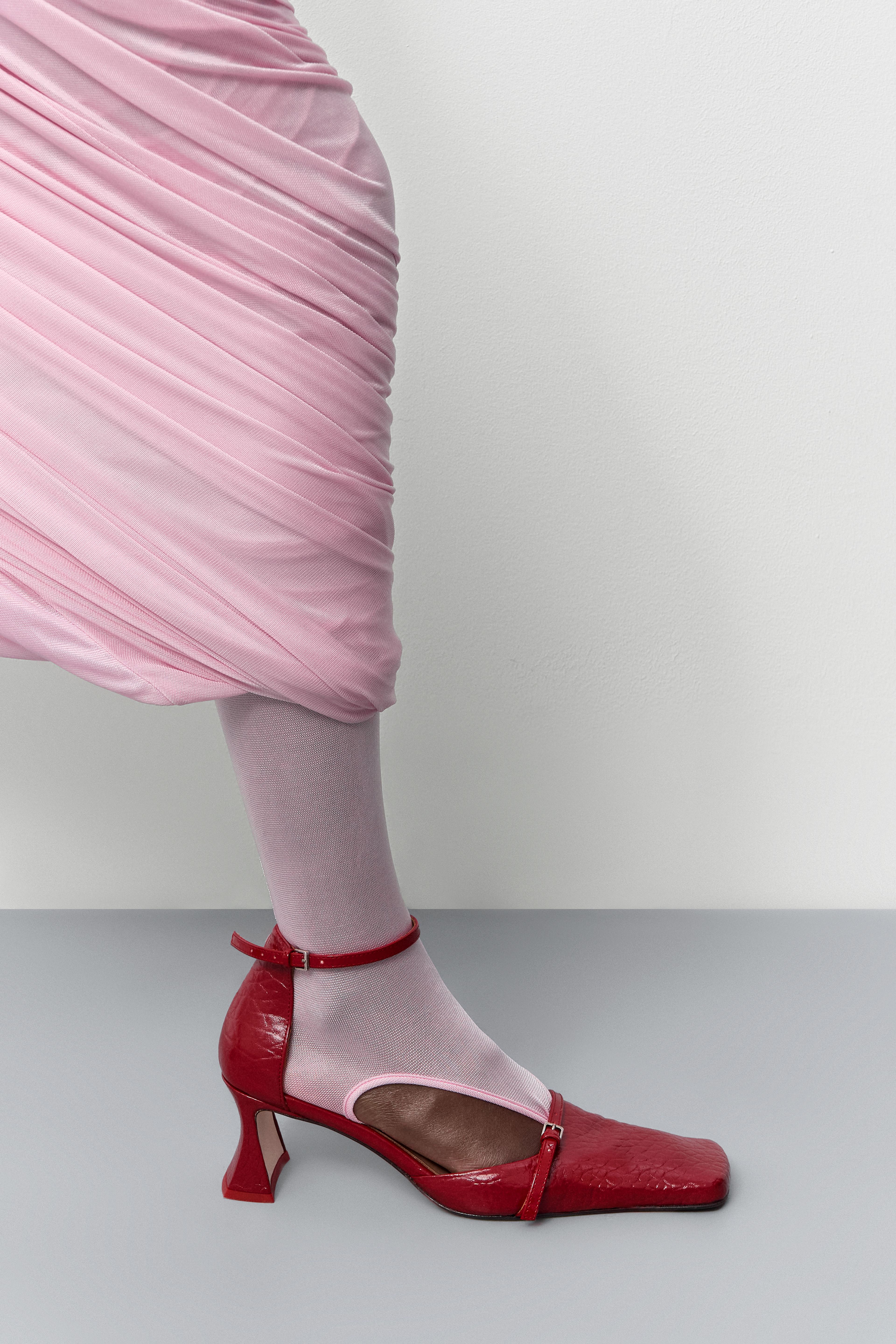 Andie Pink Stretch Socks | Miista | Designed & Handmade in Europe