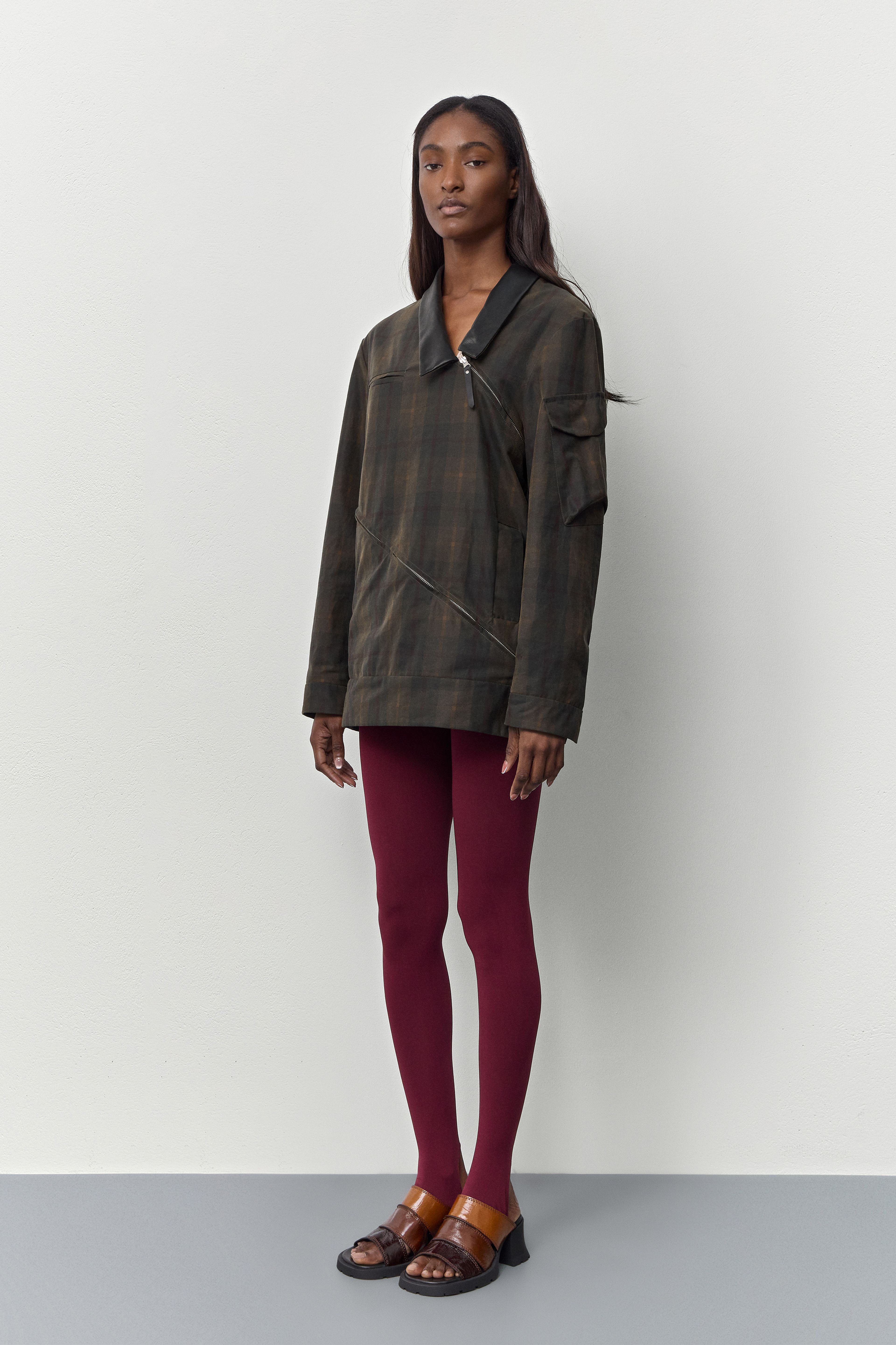 Jadzia Brown Patchwork Sandals | Miista | Designed & Handmade in Europe