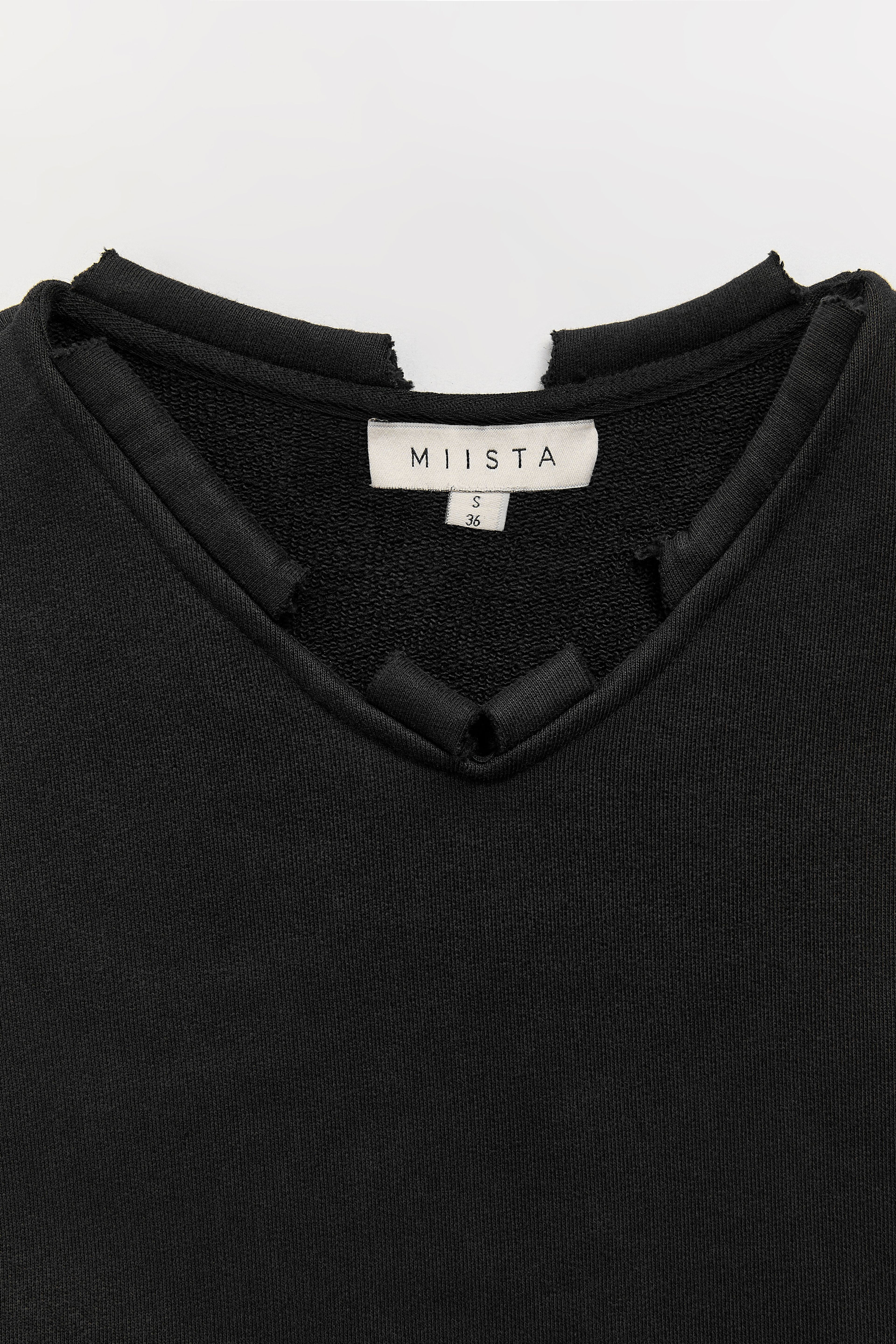 Carly Black Hoodie Sweatshirt | Miista | Designed & Handmade in Europe