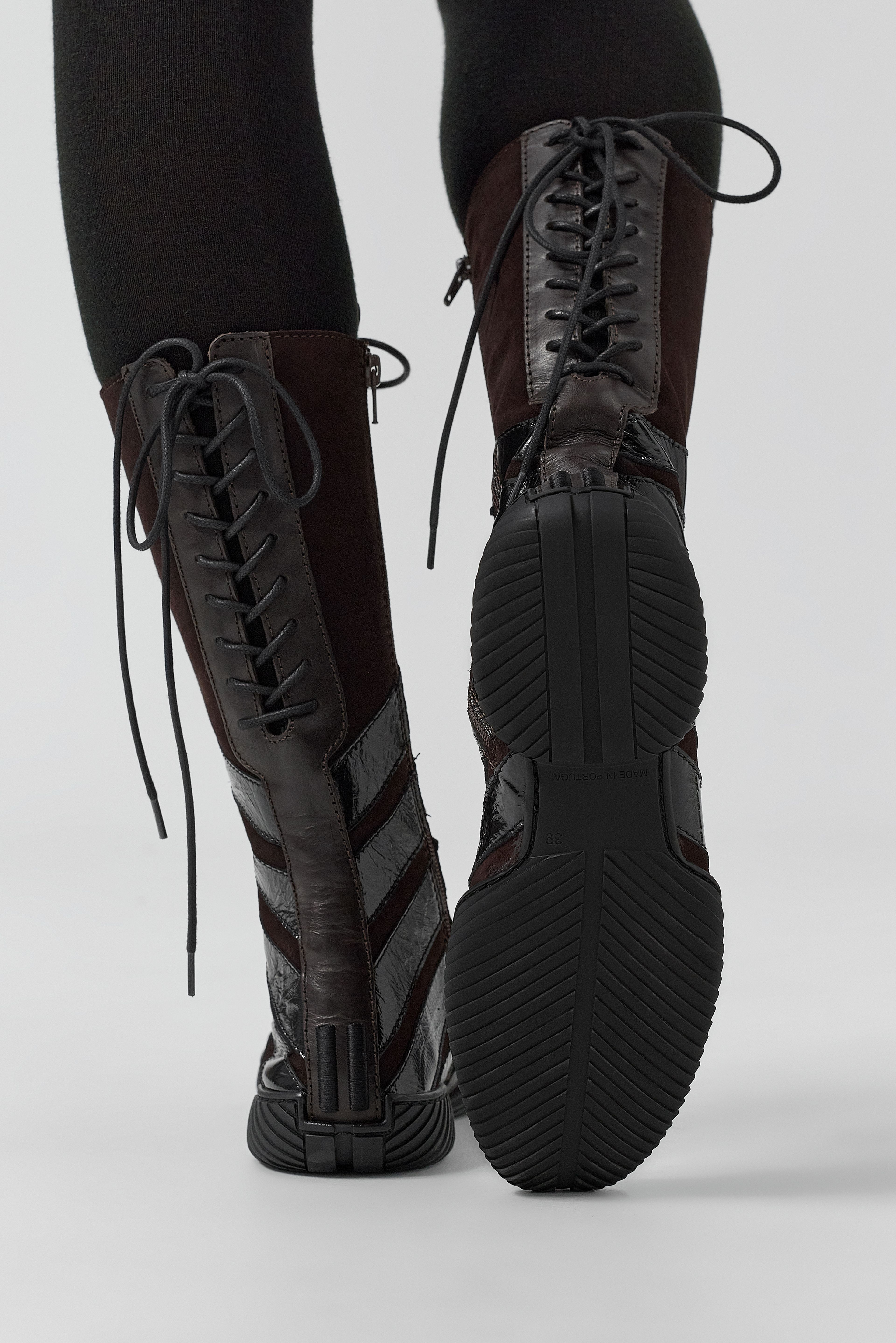 Imogen Boots - Brown Leather | Miista | Designed & Handmade in Europe