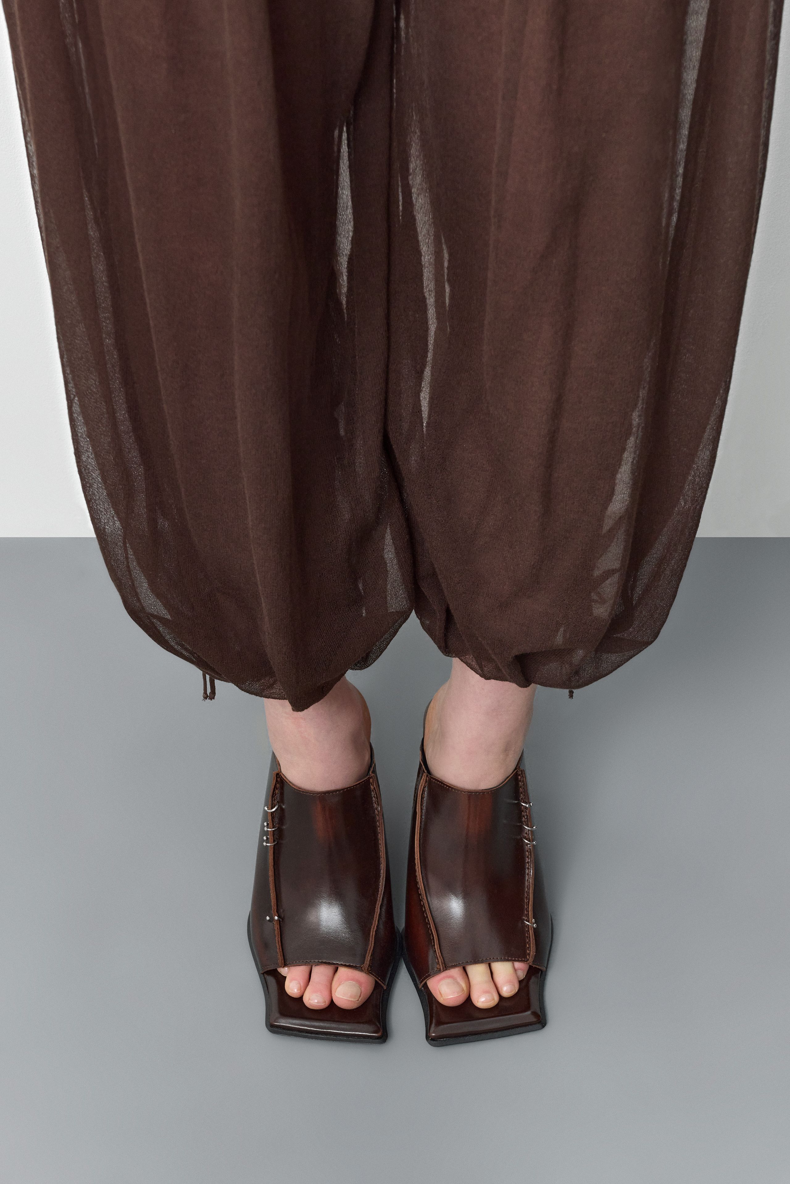 Miista Dalila Sandals - Brown Brush Off Leather
