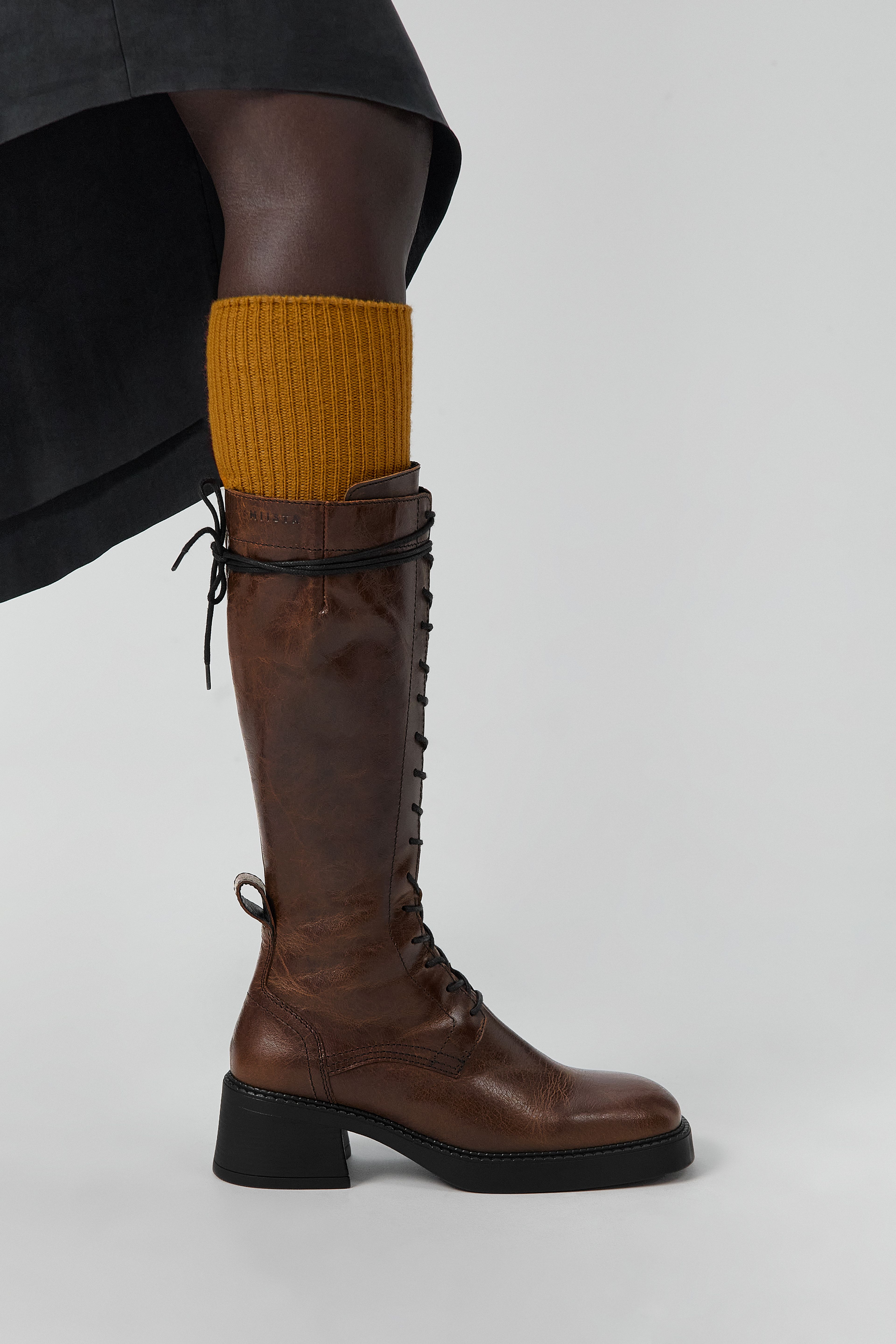 Iwona Boots  - Tan Leather | Miista | Designed & Handmade in Europe