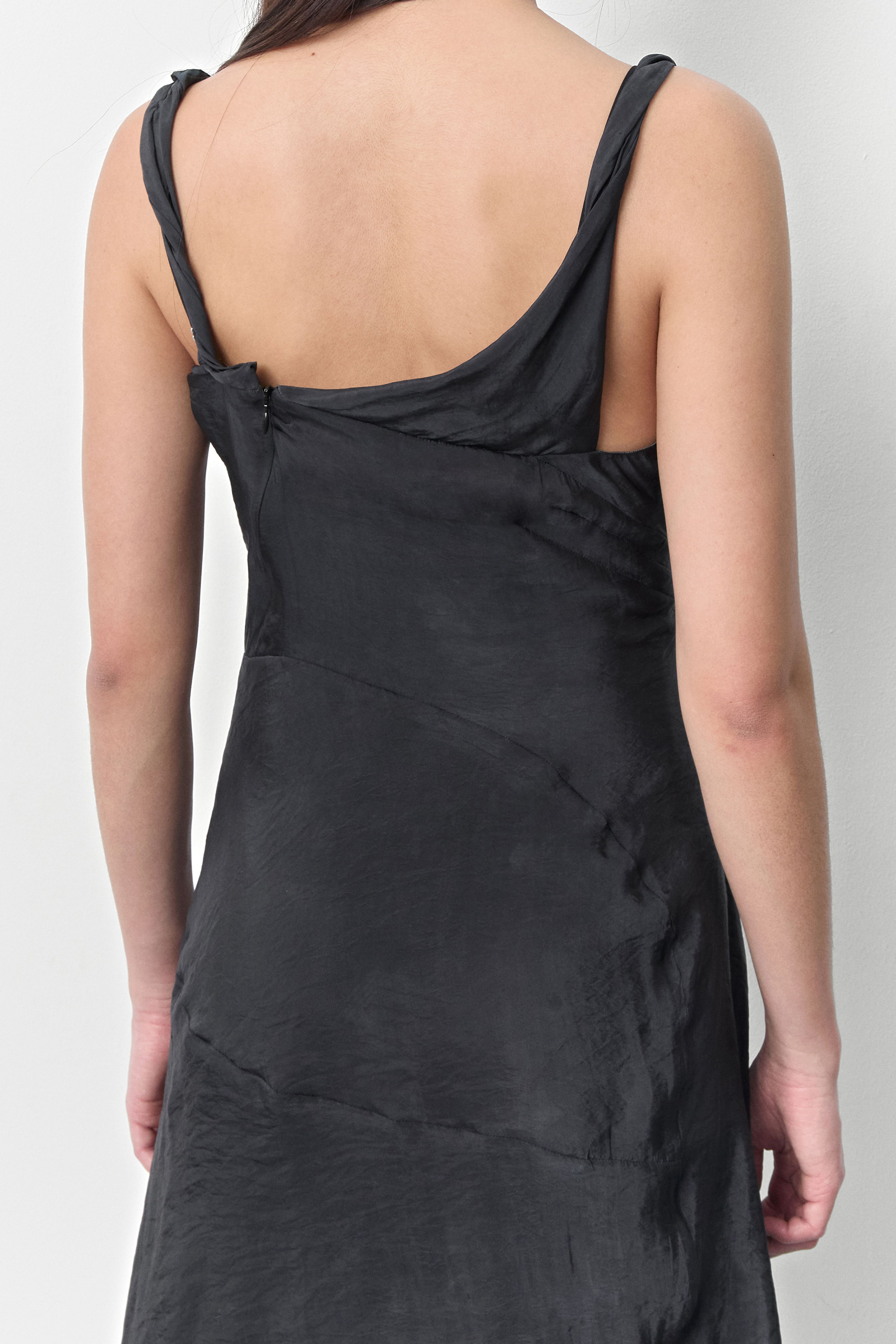 Tetuba Washed Black Dress  | Miista | Designed & Handmade in Europe