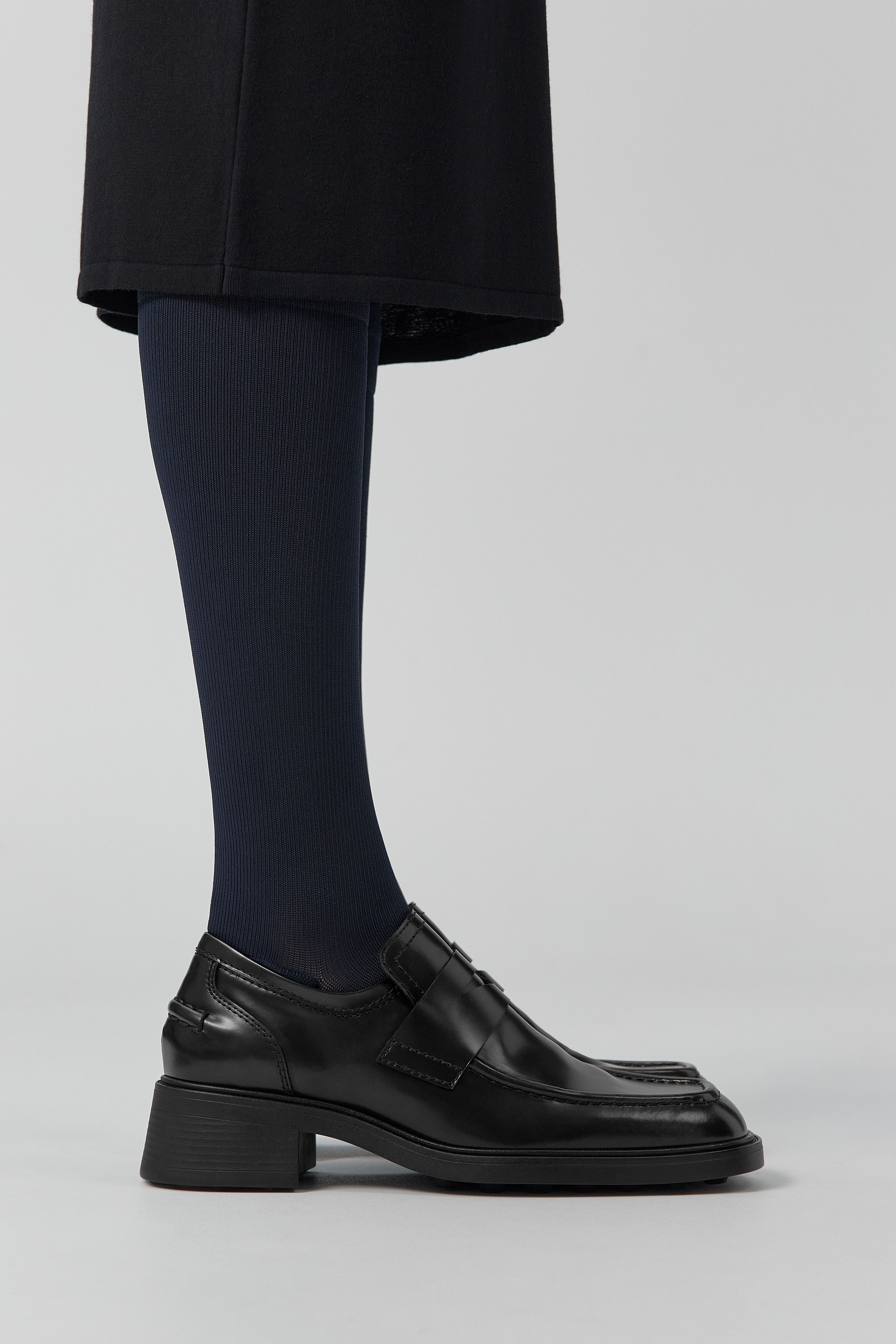 Amelia Loafers - Black Leather | Miista | Designed & Handmade in Europe